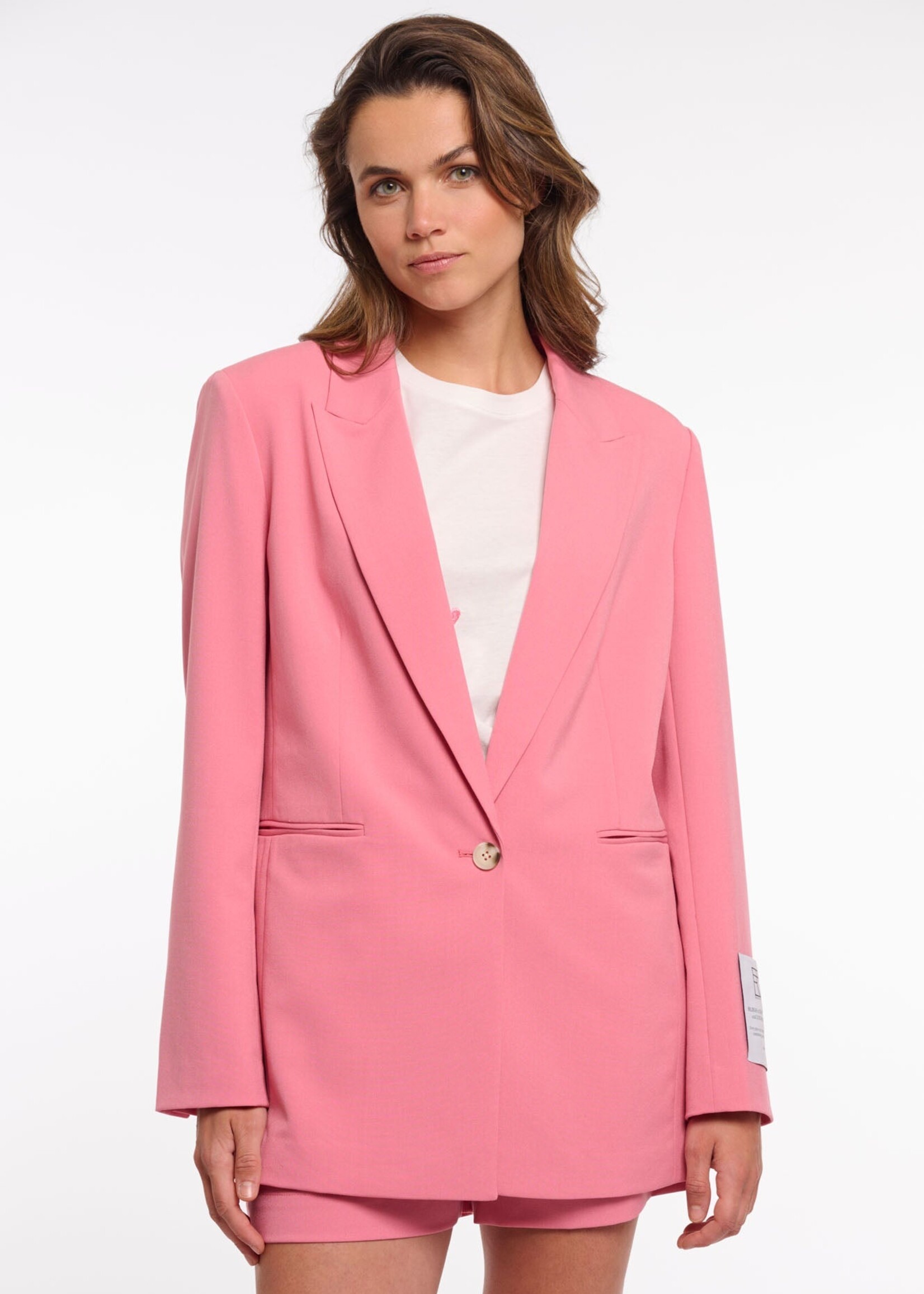 Rino & Pelle Rino & Pelle Blazer Mary À Simple Boutonnage - Confetti Pink