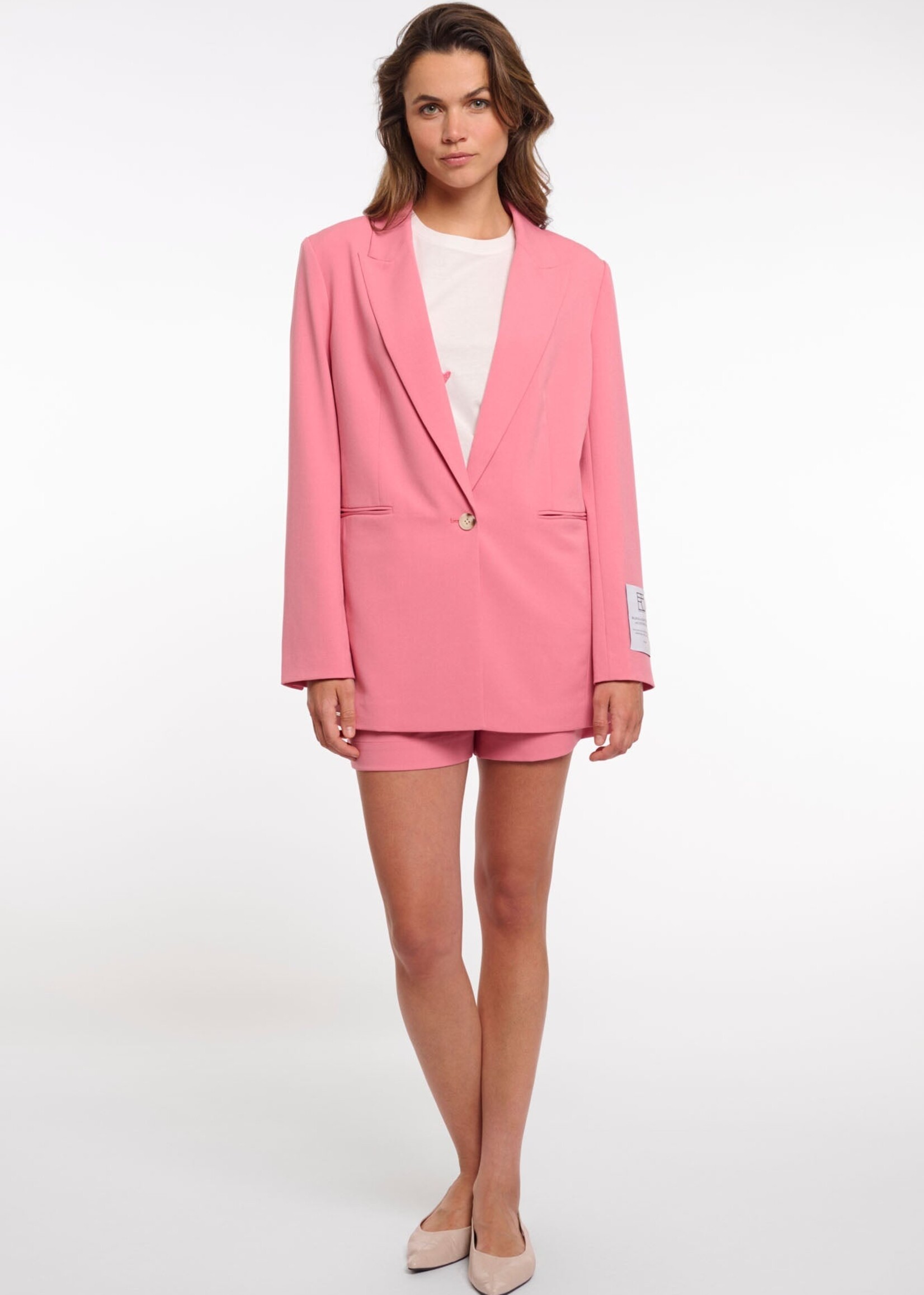 Rino & Pelle Rino & Pelle Blazer Mary À Simple Boutonnage - Confetti Pink