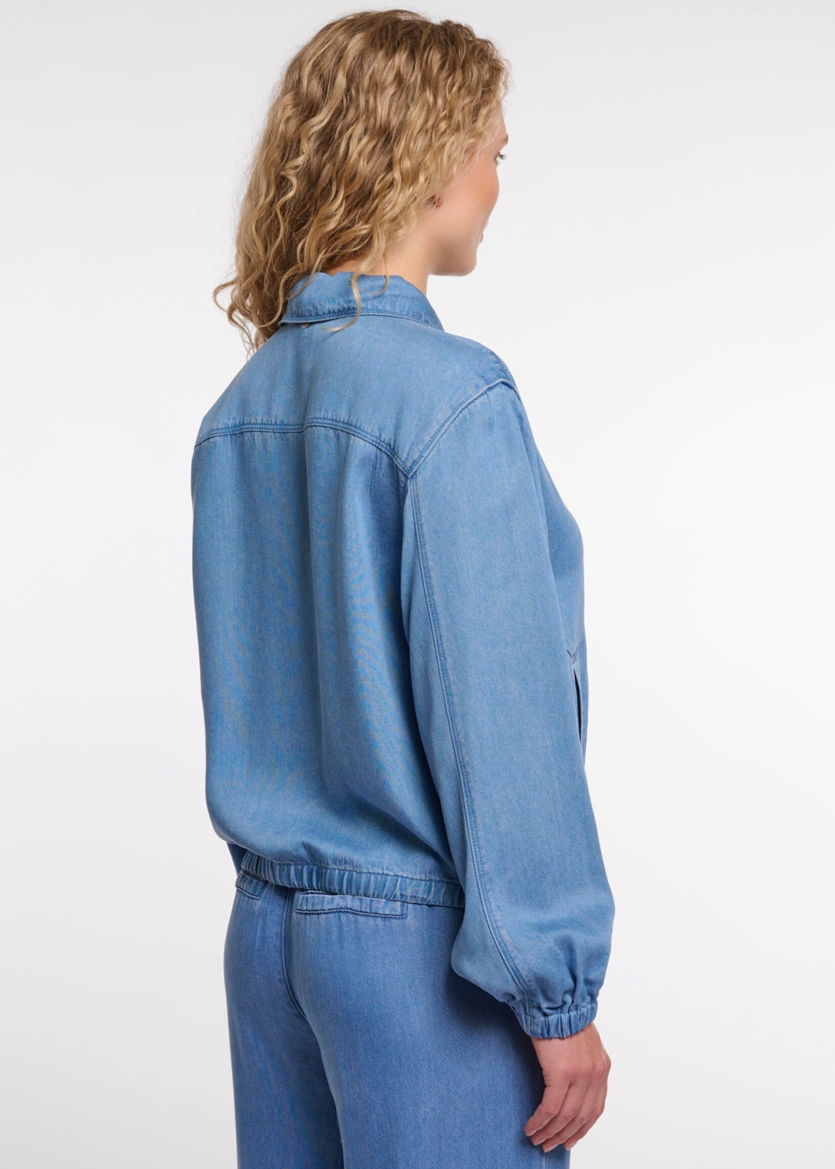 Rino & Pelle Rino & Pelle Myla Zip Jacket - Washed Blue