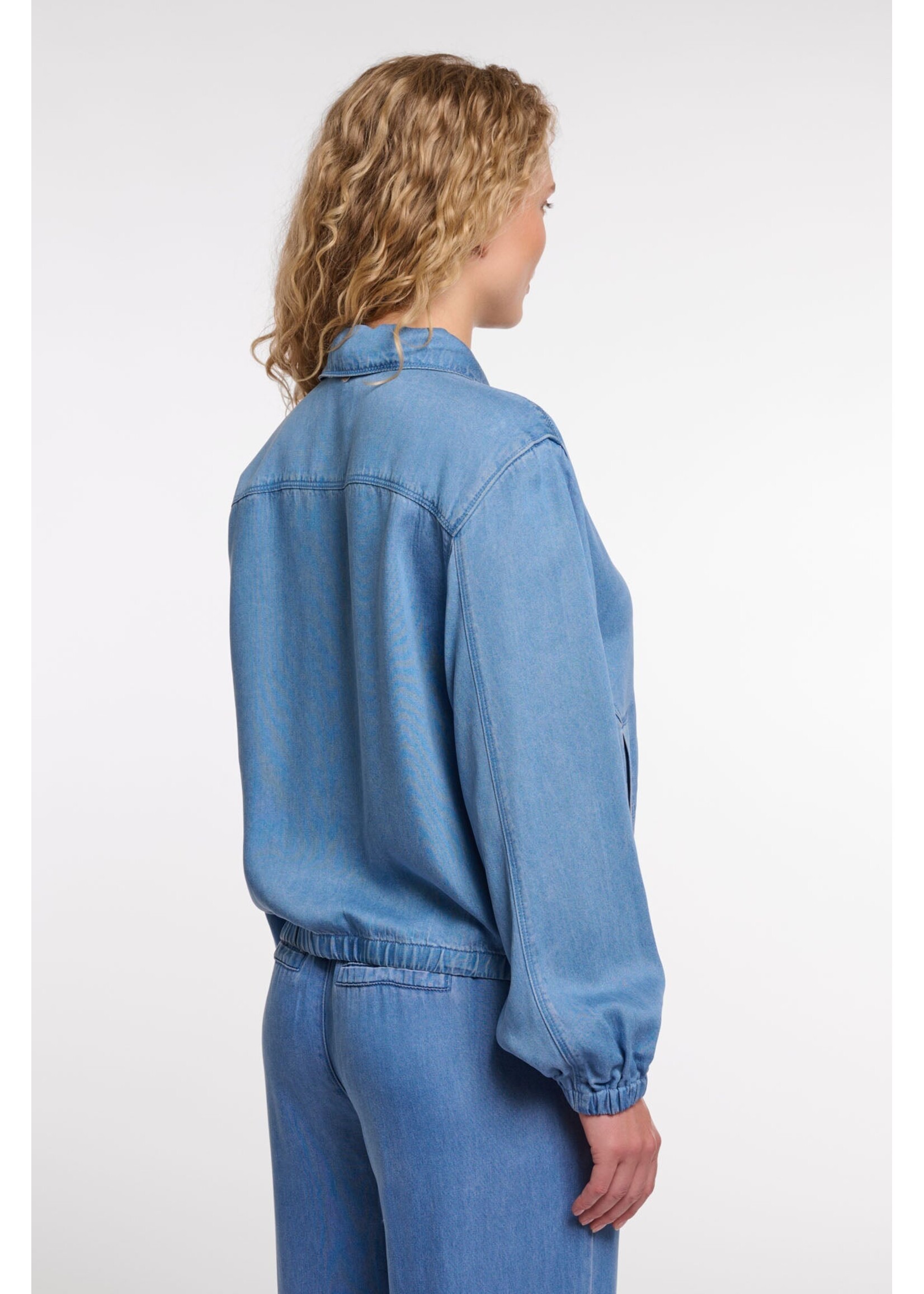 Rino & Pelle Rino & Pelle Myla Zip Jacket - Washed Blue