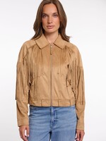 Rino & Pelle Rino & Pelle Ravenna Jacket W/Fringes - Burlywood