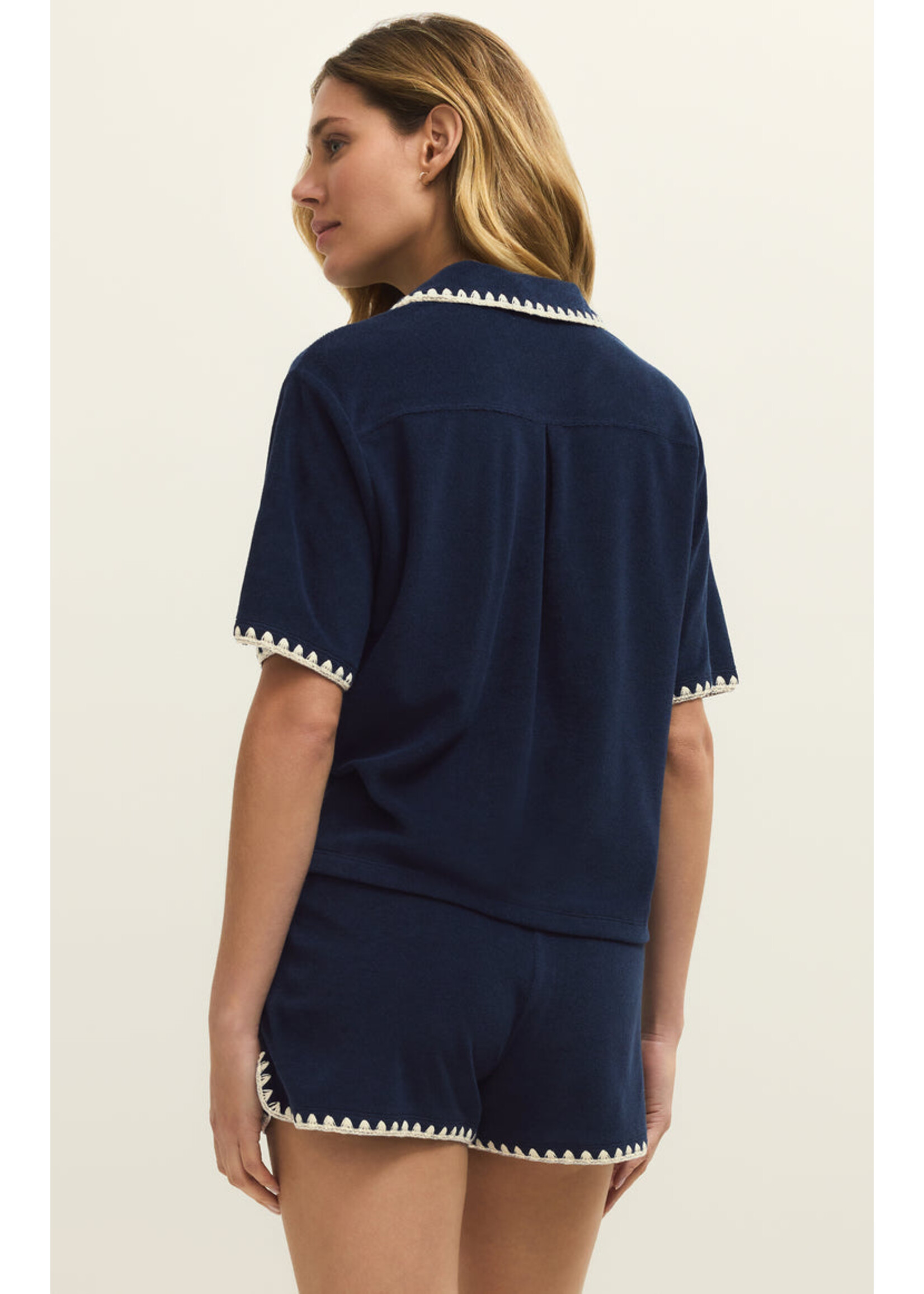 Z-Supply Z-Supply Miles Terry Shirt - Eclipse