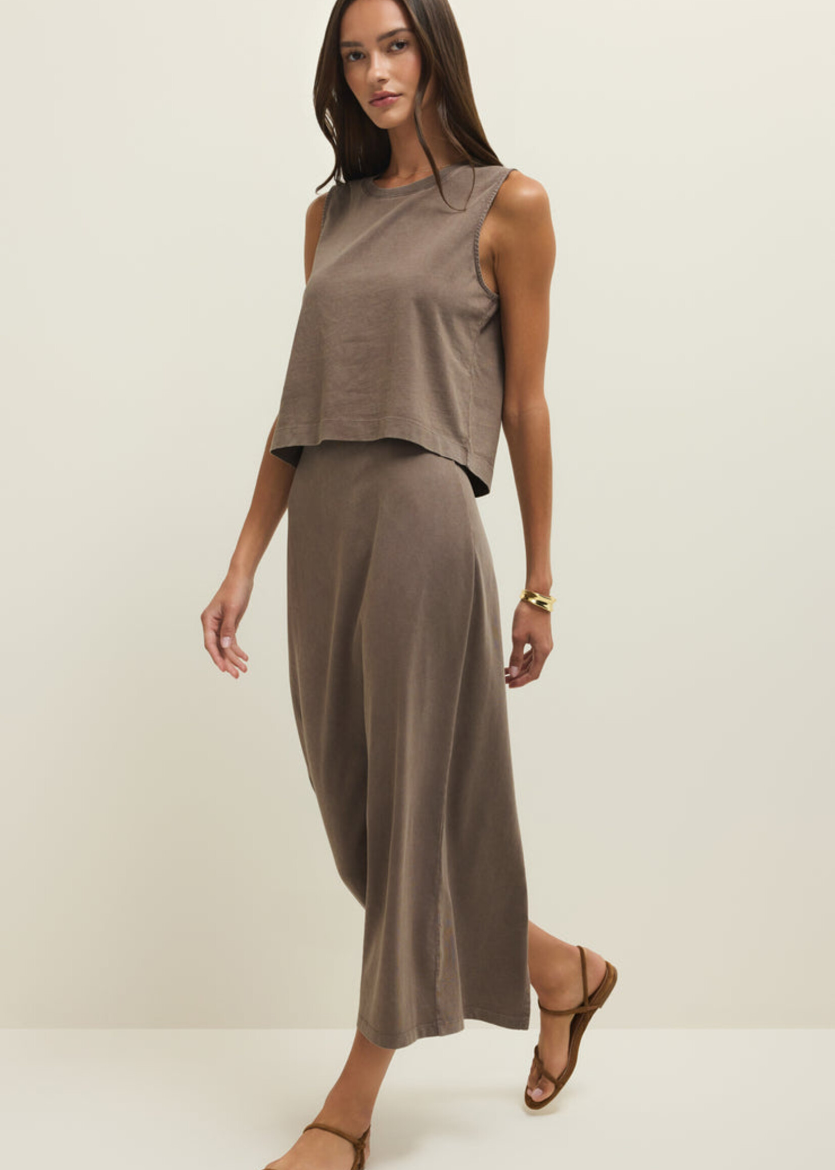 Z-Supply Z-Supply Jupe Midi Gail - Taupe