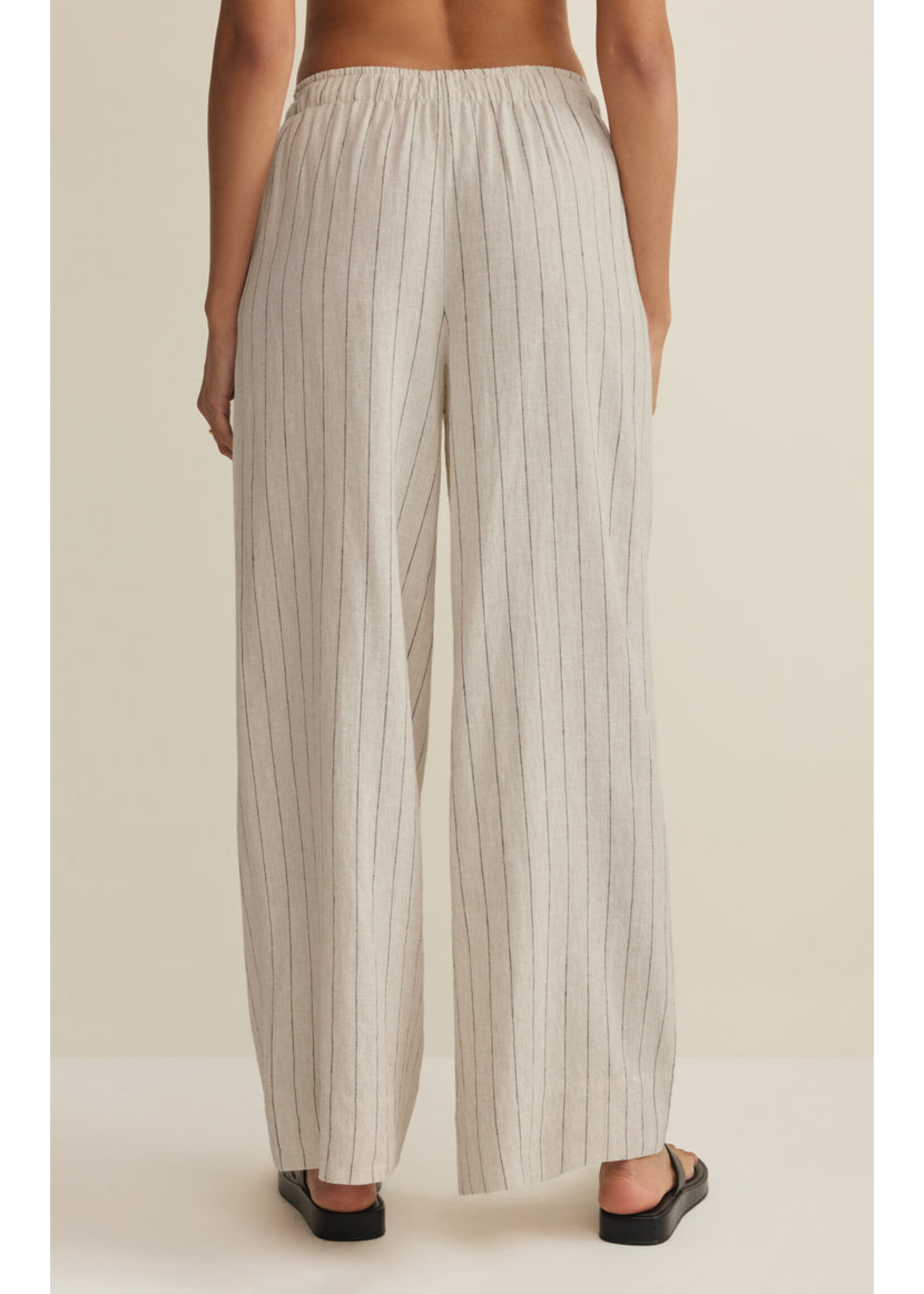 Z-Supply Z-Supply Henri Striped Wide Leg Pant - Linen
