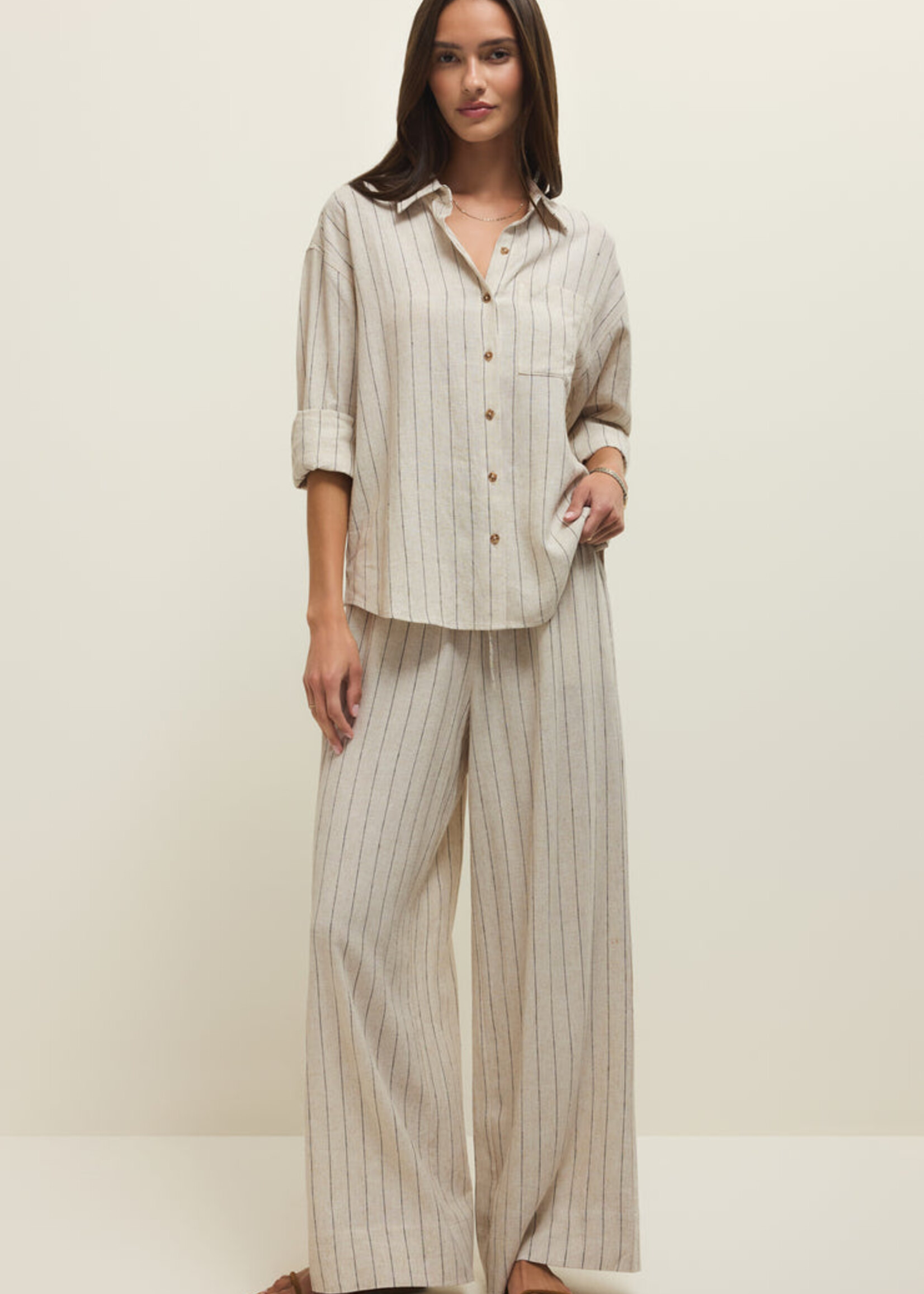 Z-Supply Z-Supply Chemise Rayée Alfie À Boutons - Linen