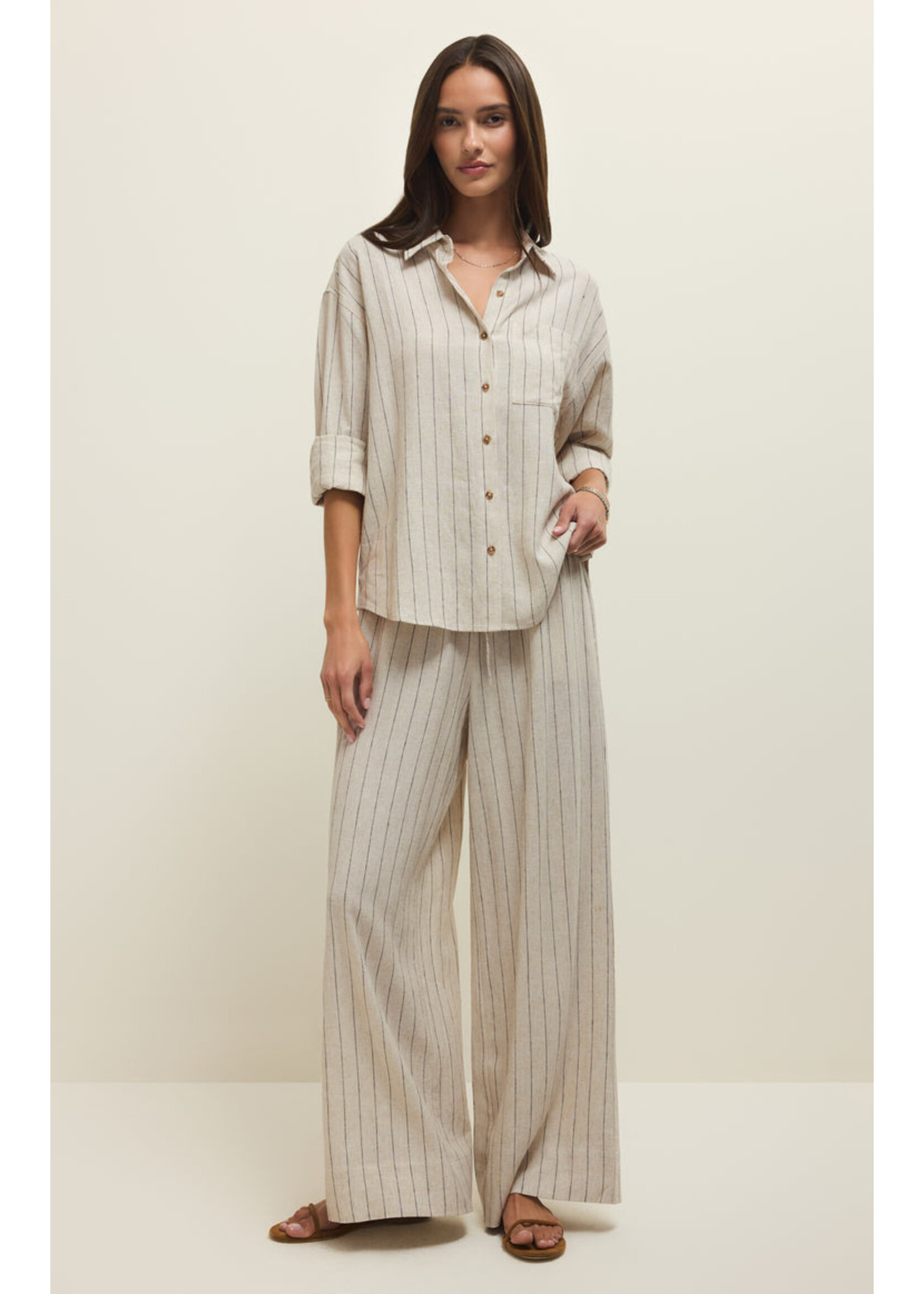 Z-Supply Z-Supply Chemise Rayée Alfie À Boutons - Linen