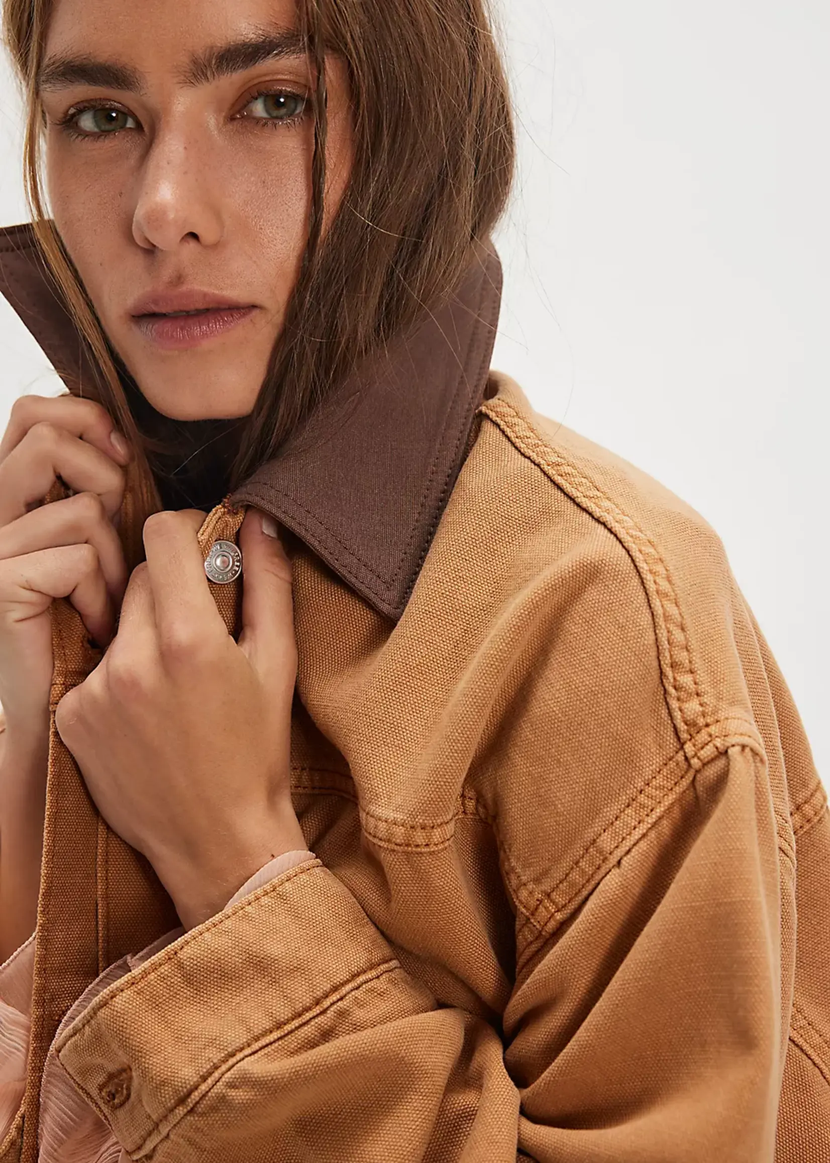 Free People Free People Veste En Jean Lemon - Meerkat