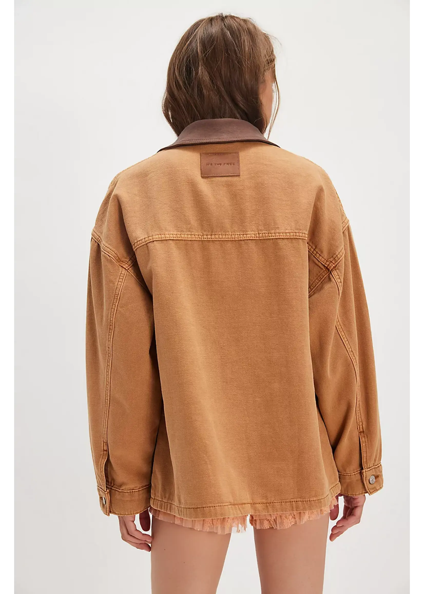 Free People Free People Veste En Jean Lemon - Meerkat