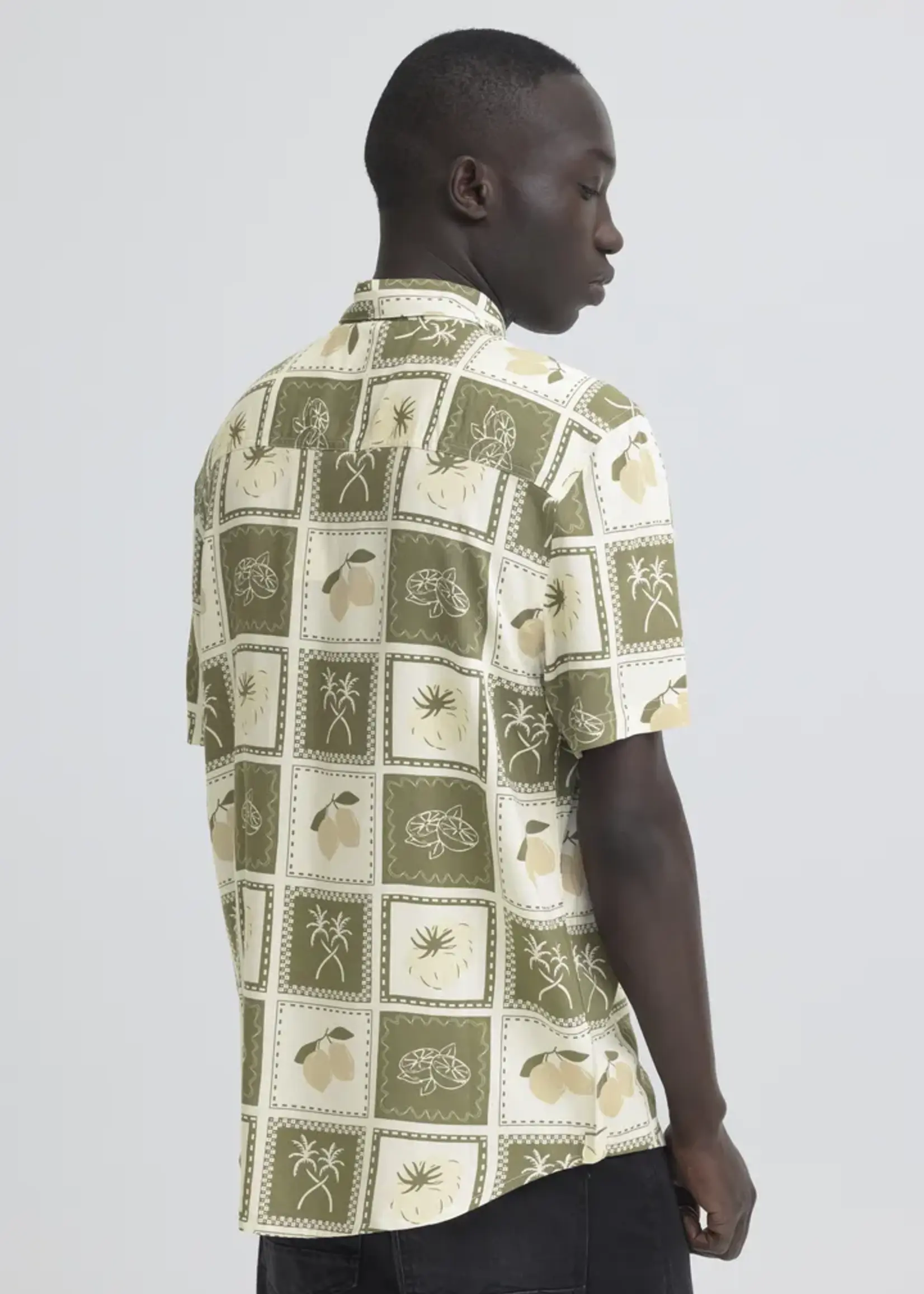 Blend Blend Aran Shirt - Dusty Olive