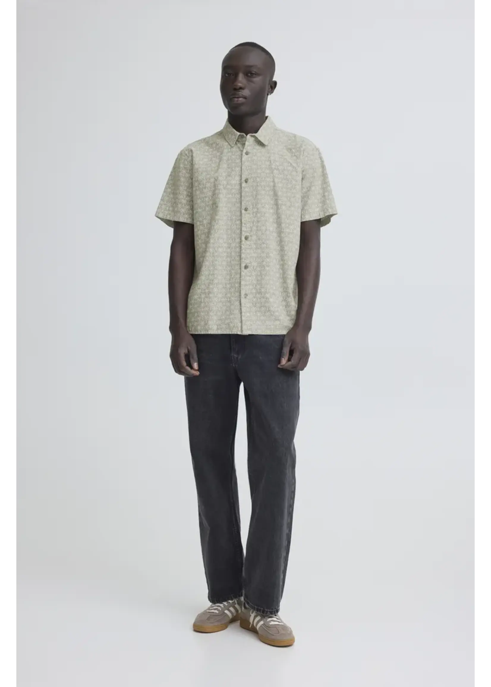 Blend Blend Aban Shirt Print - Dusty Olive