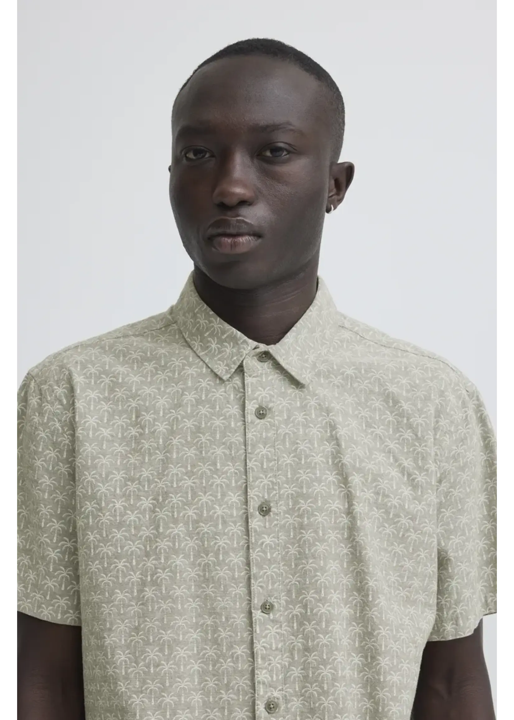 Blend Blend Aban Shirt Print - Dusty Olive