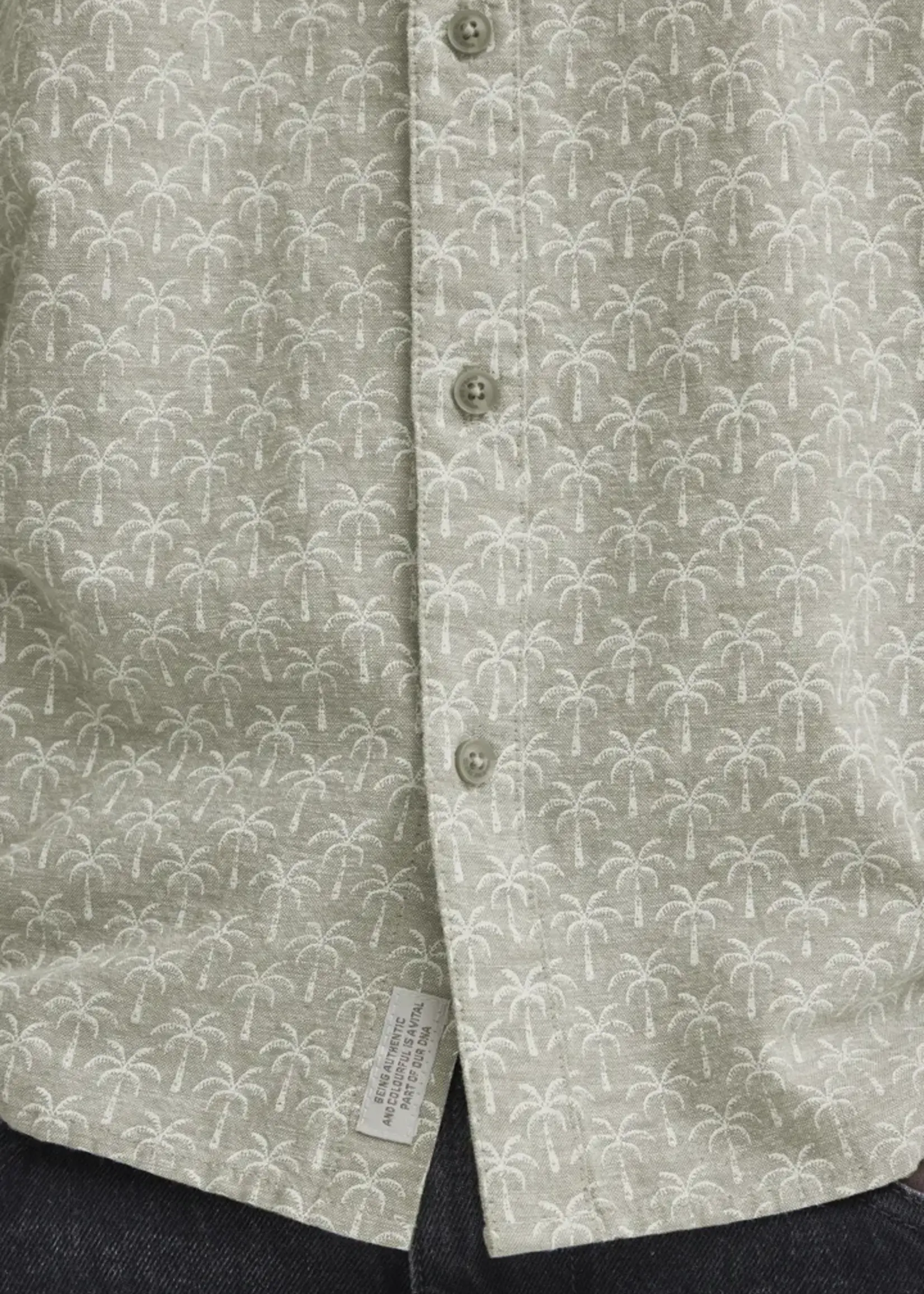 Blend Blend Chemise Imprimée Aban - Dusty Olive