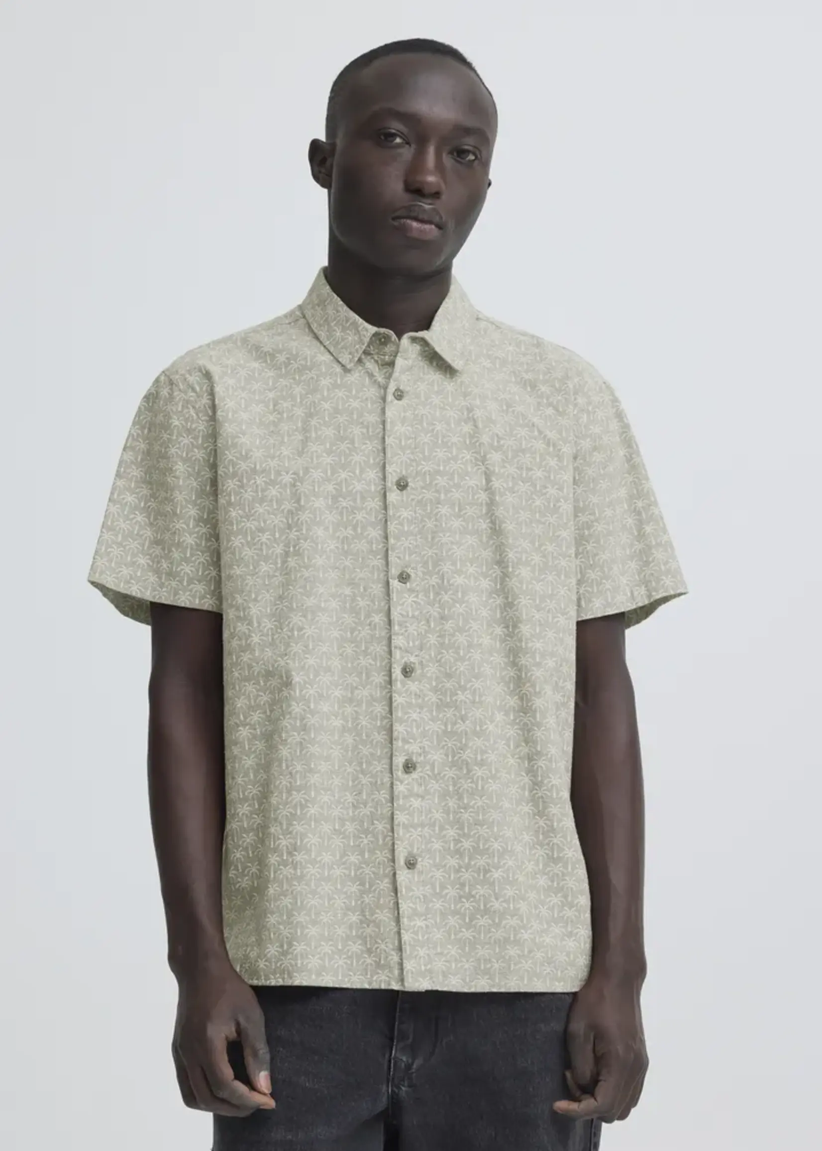 Blend Blend Chemise Imprimée Aban - Dusty Olive