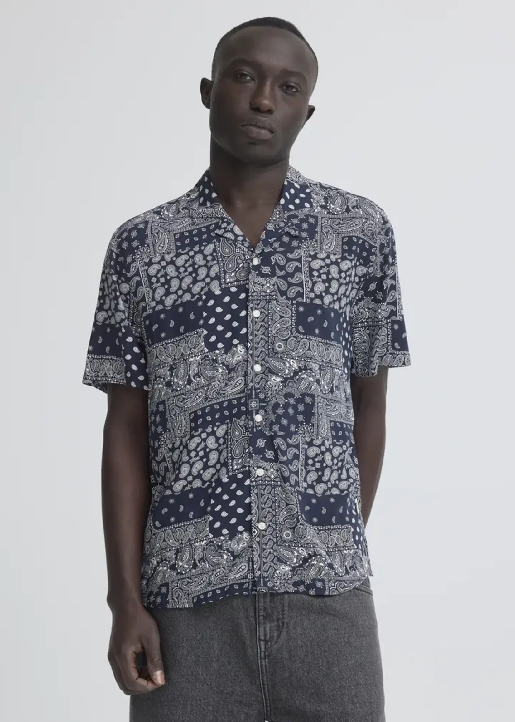 Blend Blend Aslak Shirt Print - Salute