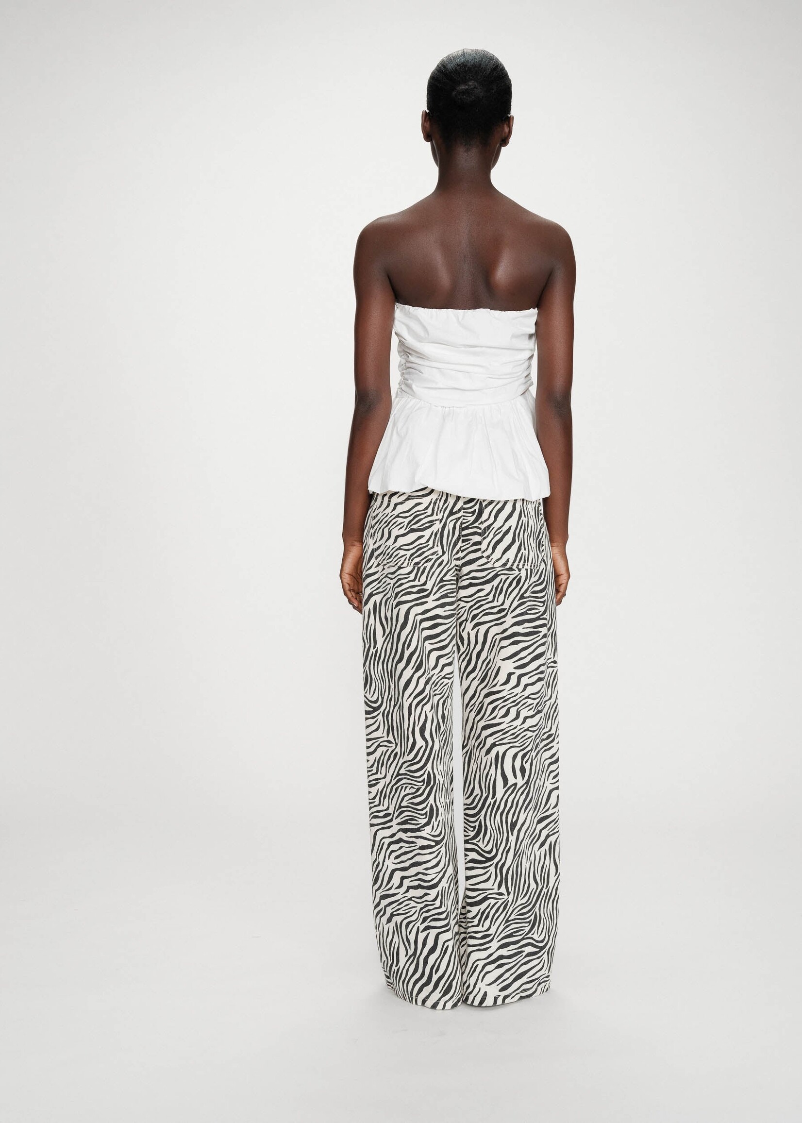 Grace and Mila Grace & Mila Valo Peplin Top - Ivory