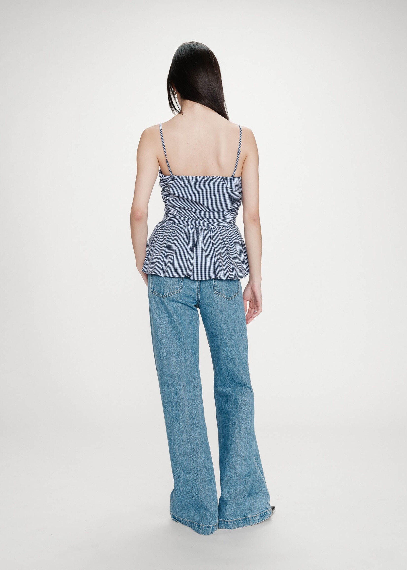 Grace and Mila Grace & Mila Valo Poplin Top - Marine