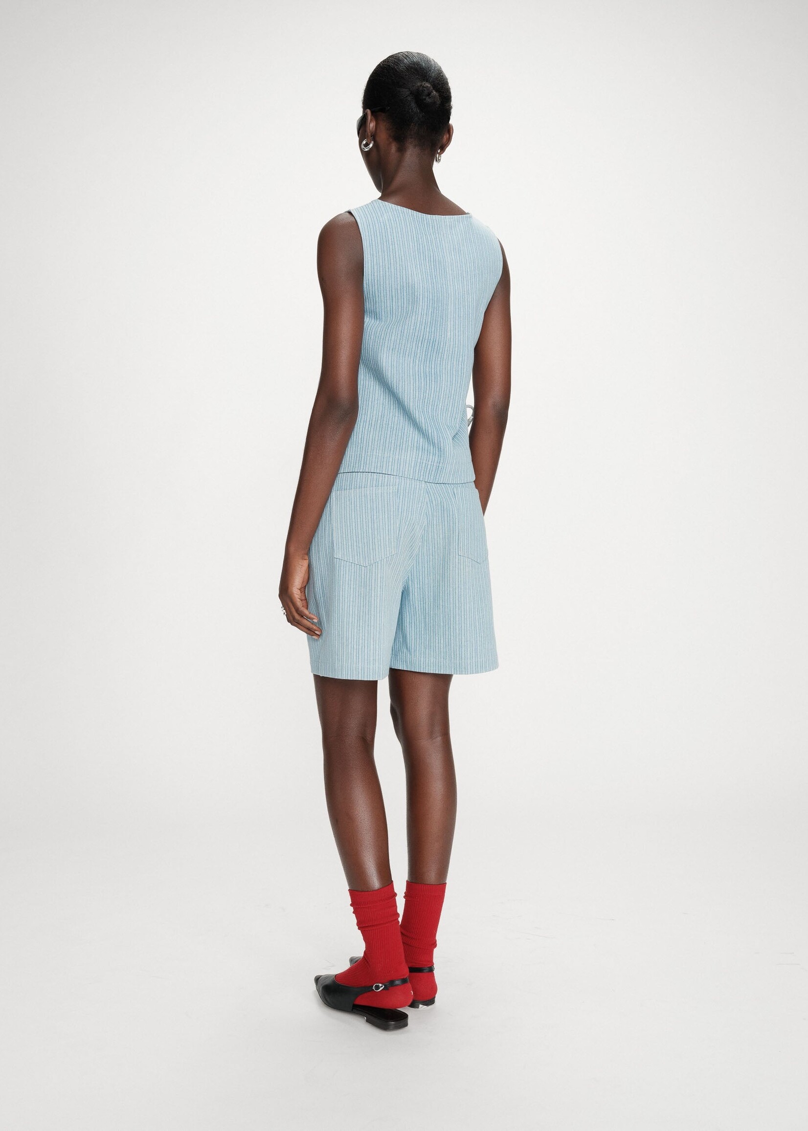 Grace and Mila Grace & Mila Vendome Top - Striped Blue