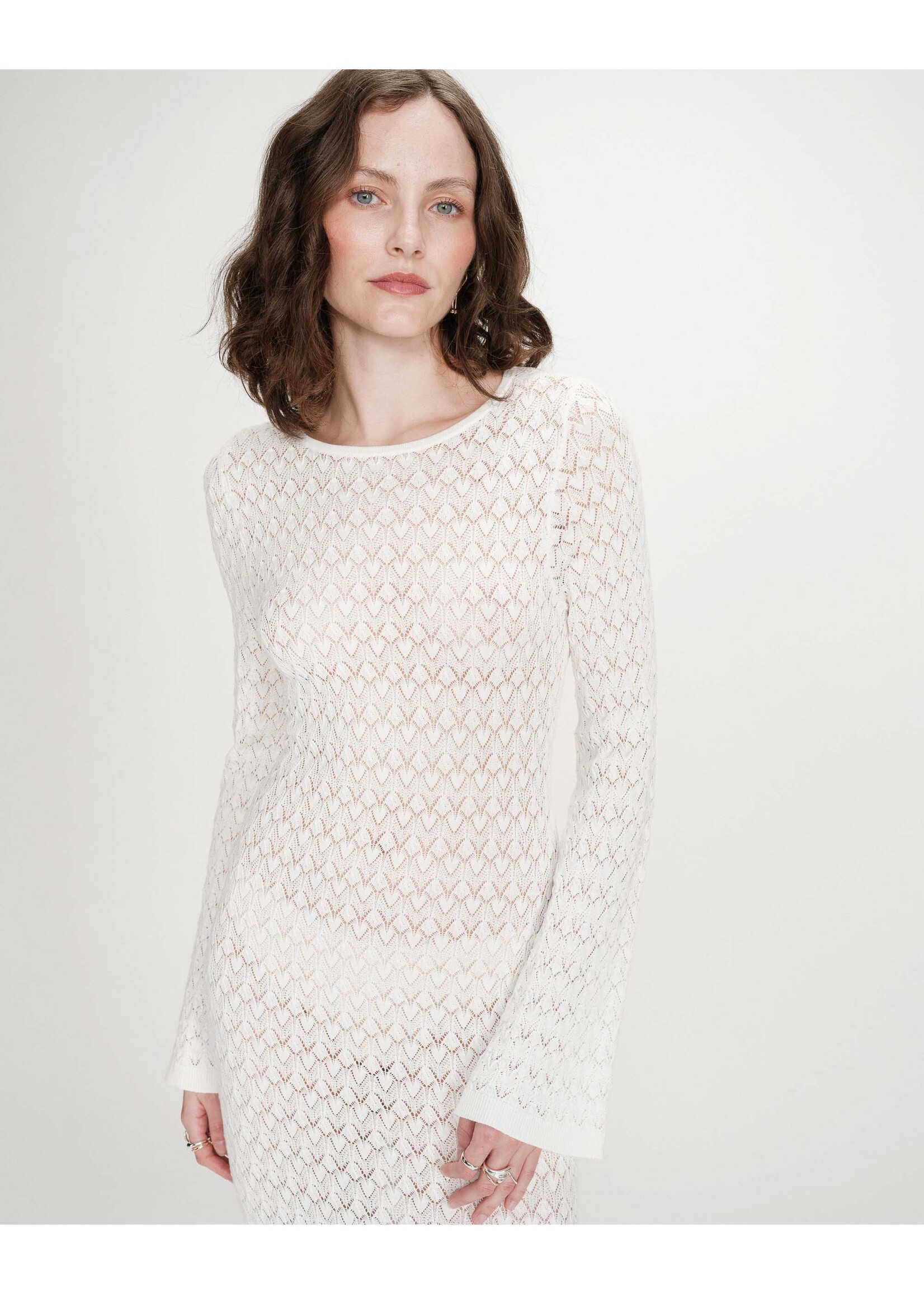 Grace and Mila Grace & Mila Verdad Dress - Ecru