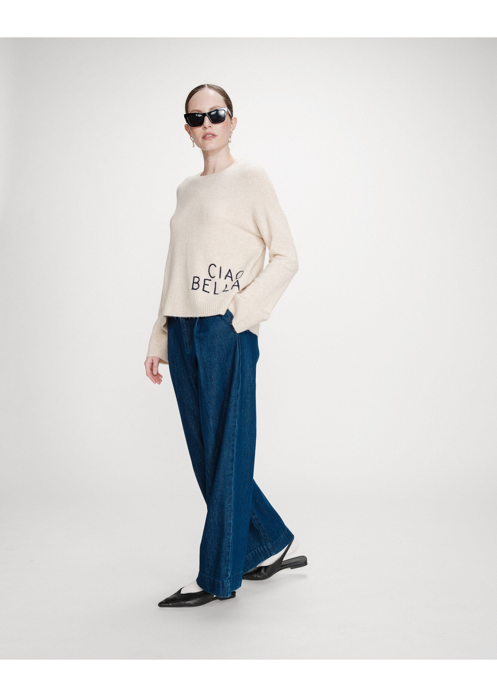 Grace and Mila Grace & Mila Viggo Sweater - Marine