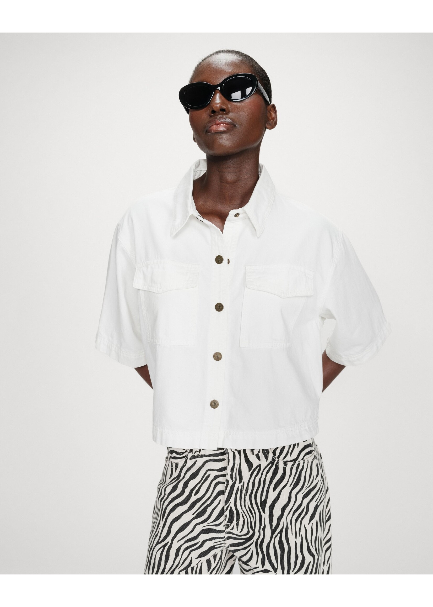 Grace and Mila Grace & Mila Vita Shirt - White