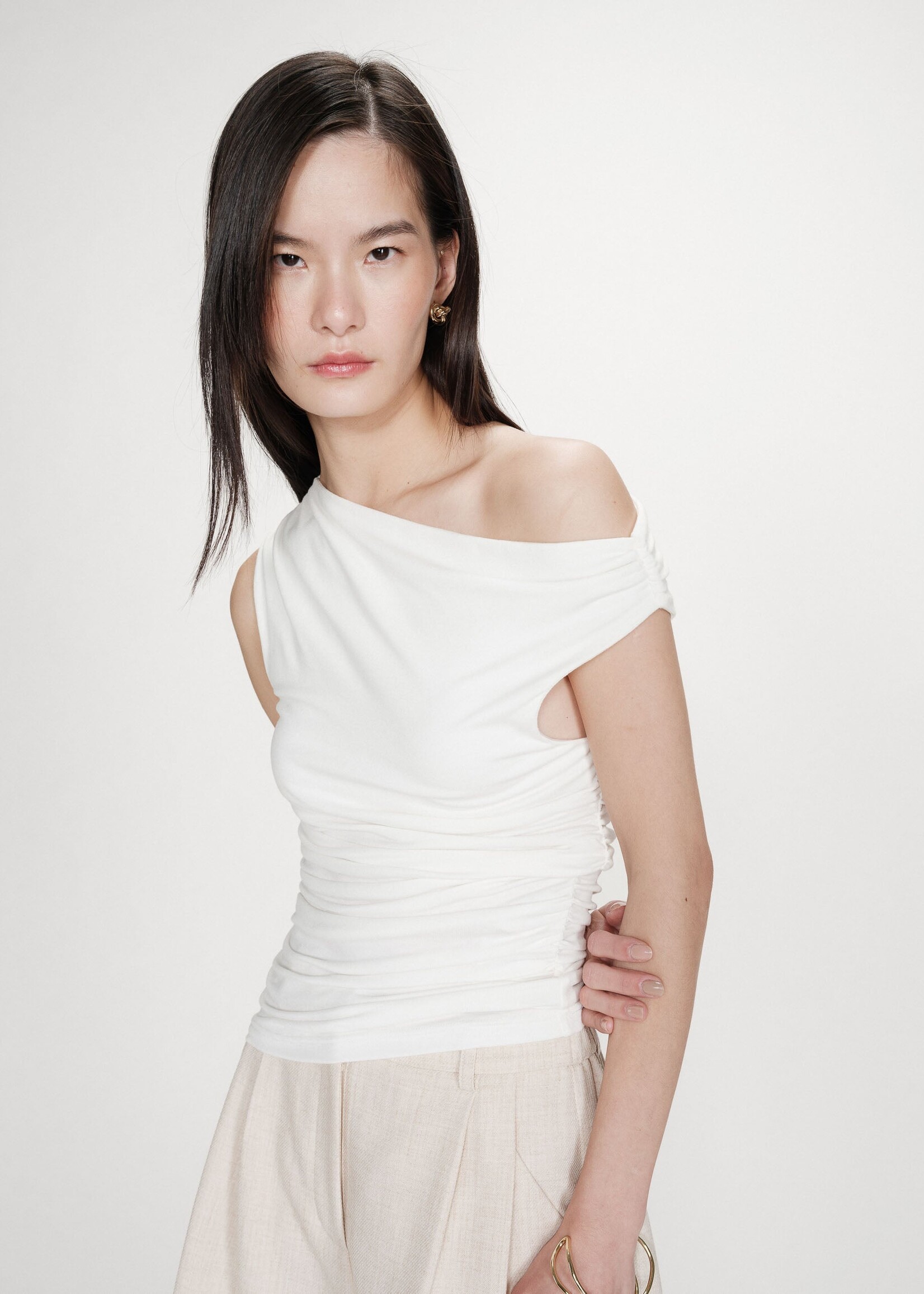 Grace and Mila Grace & Mila Vodia Top - Ivory