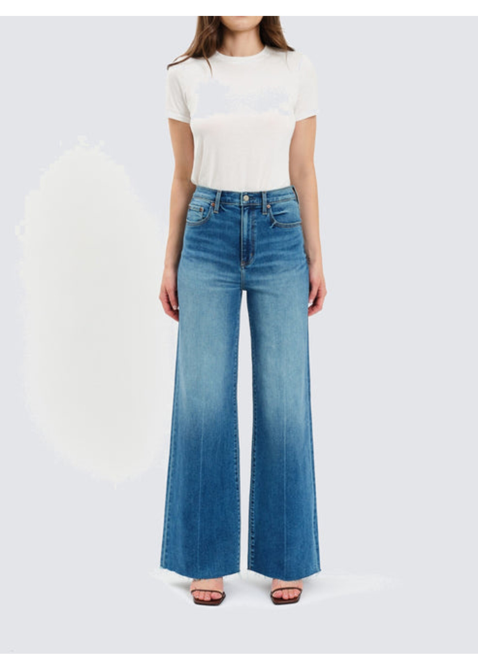Daze Daze Far Out Wide Leg - New Indigo