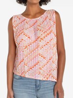 Liverpool Liverpool Haut Sans Manches À Col Rond En Maille - Cream Pink