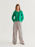 Compañía Fantástica Compañía Fantástica Gilet Vert À Gros Boutons - Vert