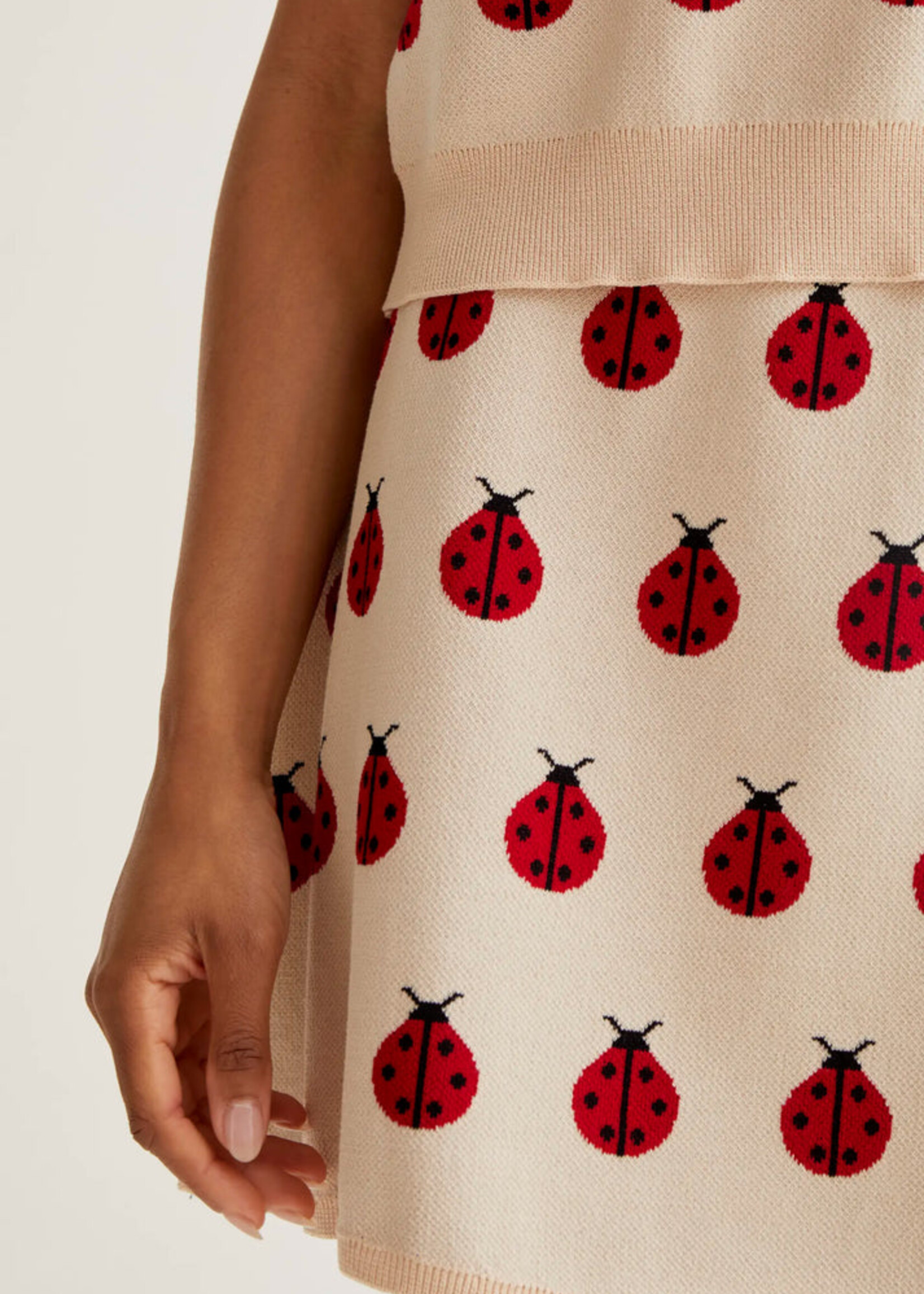 Compañía Fantástica Compañía Fantástica Jupe Courte Imprimée - Ladybug