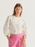 Compañía Fantástica Compañía Fantástica 3/4 Sleeve Top - Tulip Print