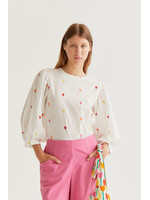 Compañía Fantástica Compañía Fantástica 3/4 Sleeve Top - Tulip Print