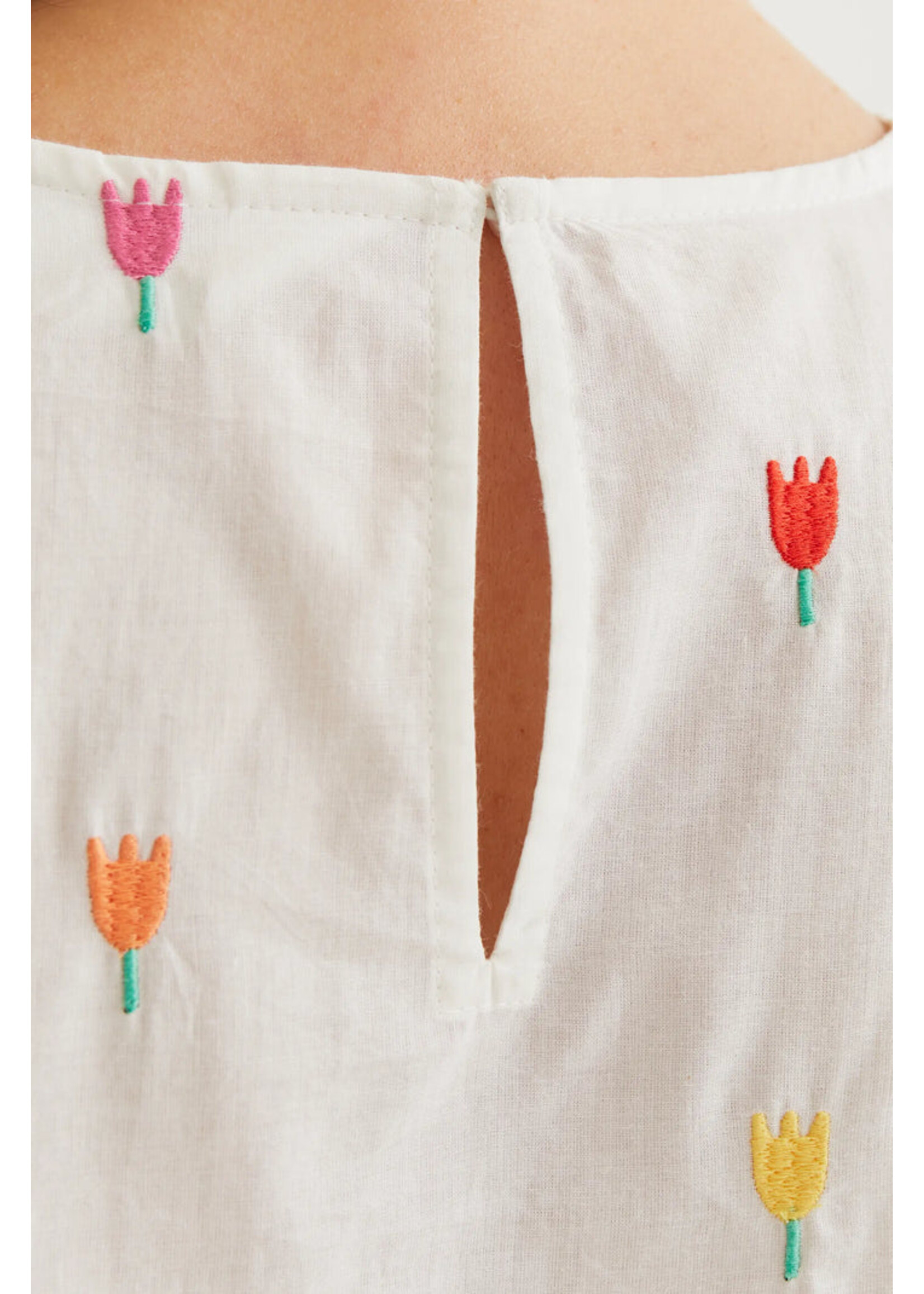 Compañía Fantástica  Compañía Fantástica Haut À Manches 3/4 - Tulip Print