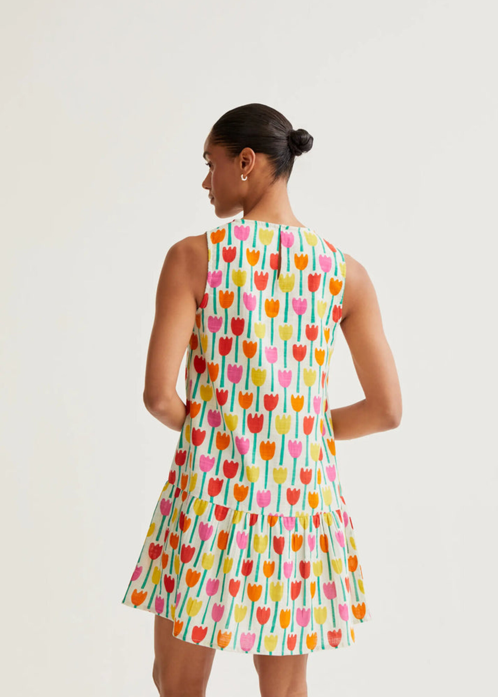 Compañía Fantástica  Compañía Fantástica Robe Imprimée Tulipe - Tulipe