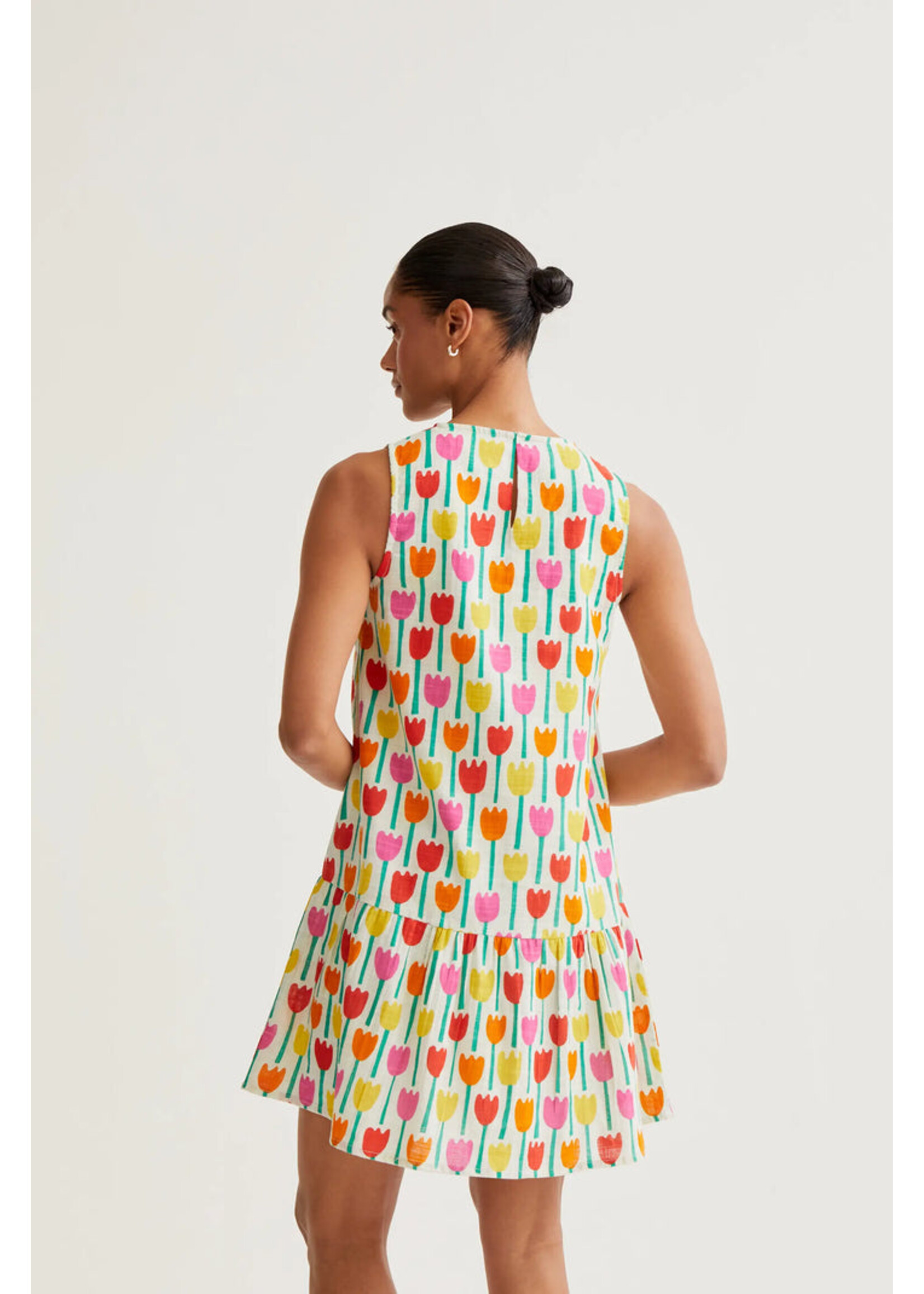Compañía Fantástica  Compañía Fantástica Robe Imprimée Tulipe - Tulipe