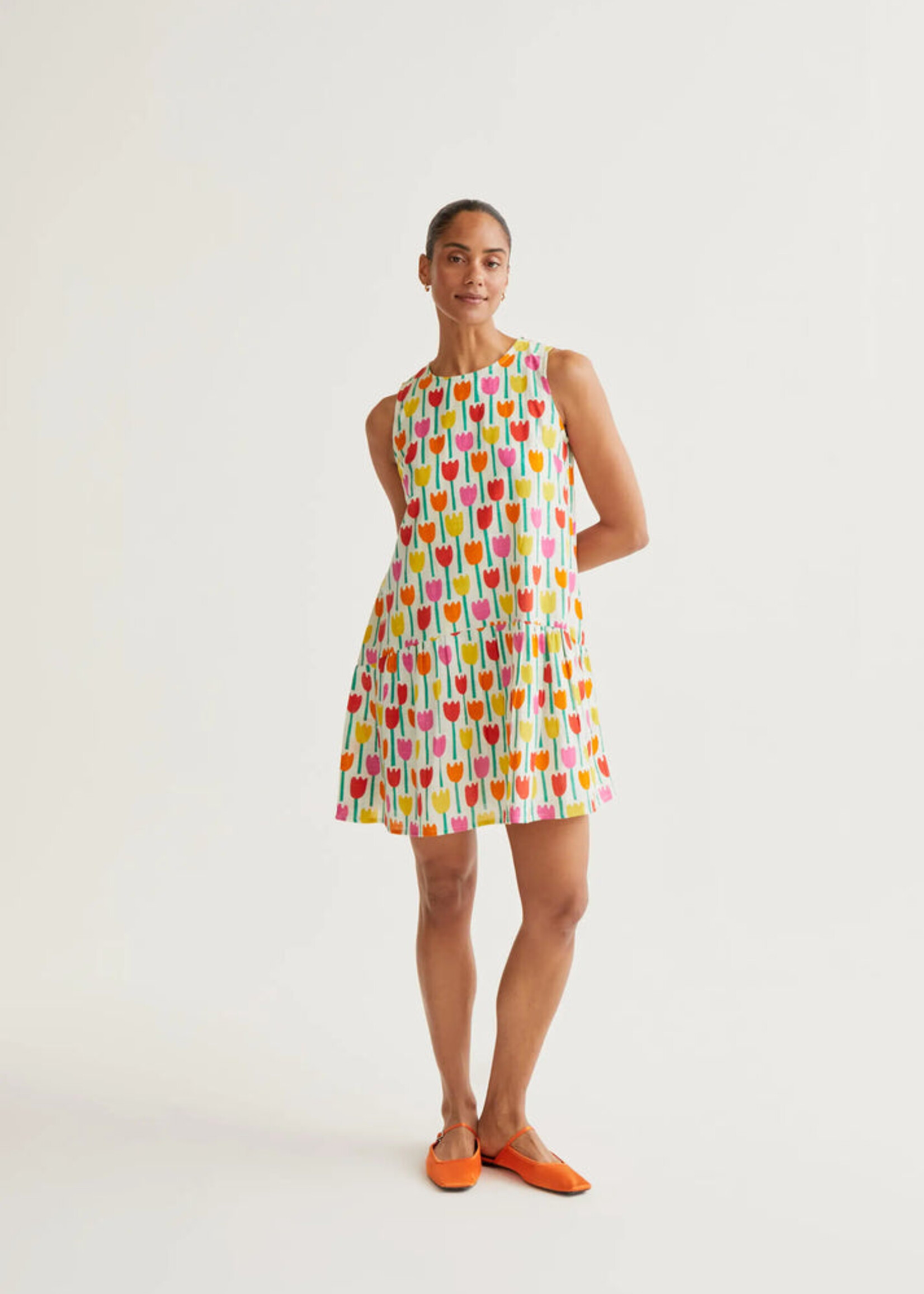 Compañía Fantástica  Compañía Fantástica Robe Imprimée Tulipe - Tulipe