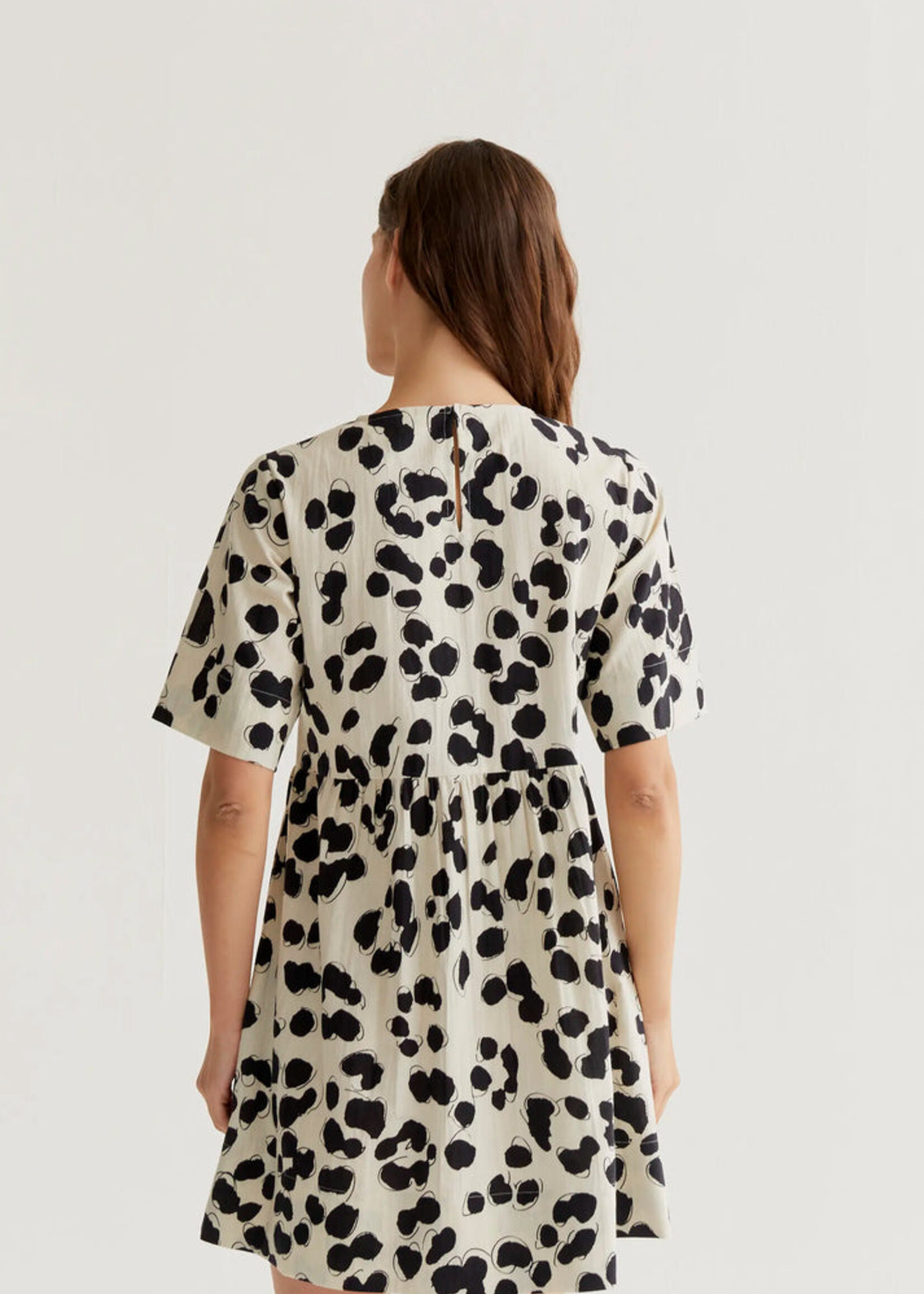 Compañía Fantástica  Compañía Fantástica Robe Courte À Imprimé Dalmatien - Dalmatien