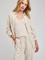 Gentle Fawn Portia Shirt - Linen Stripe