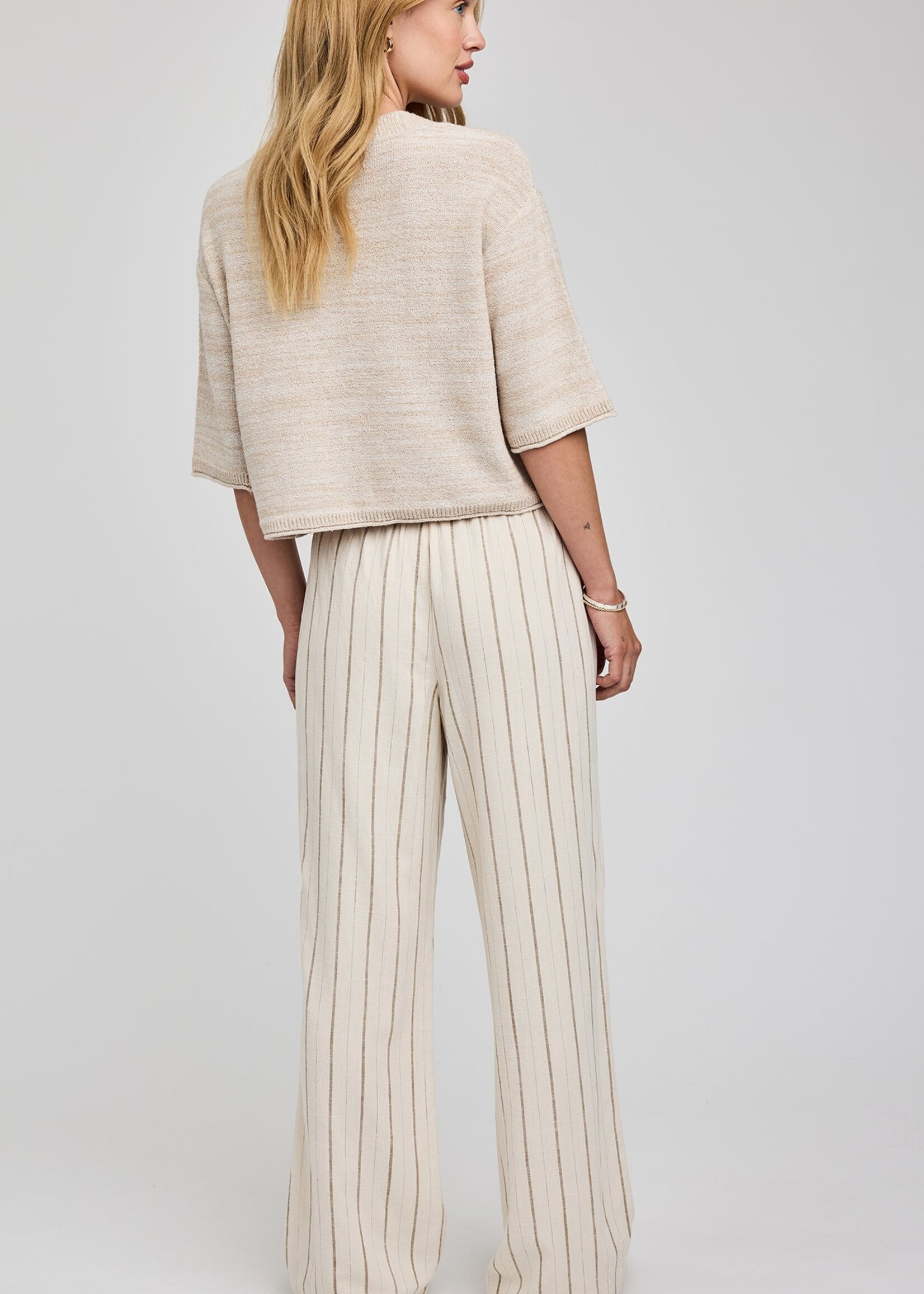 Gentle Fawn Finley Linen Pant - Linen Stripe
