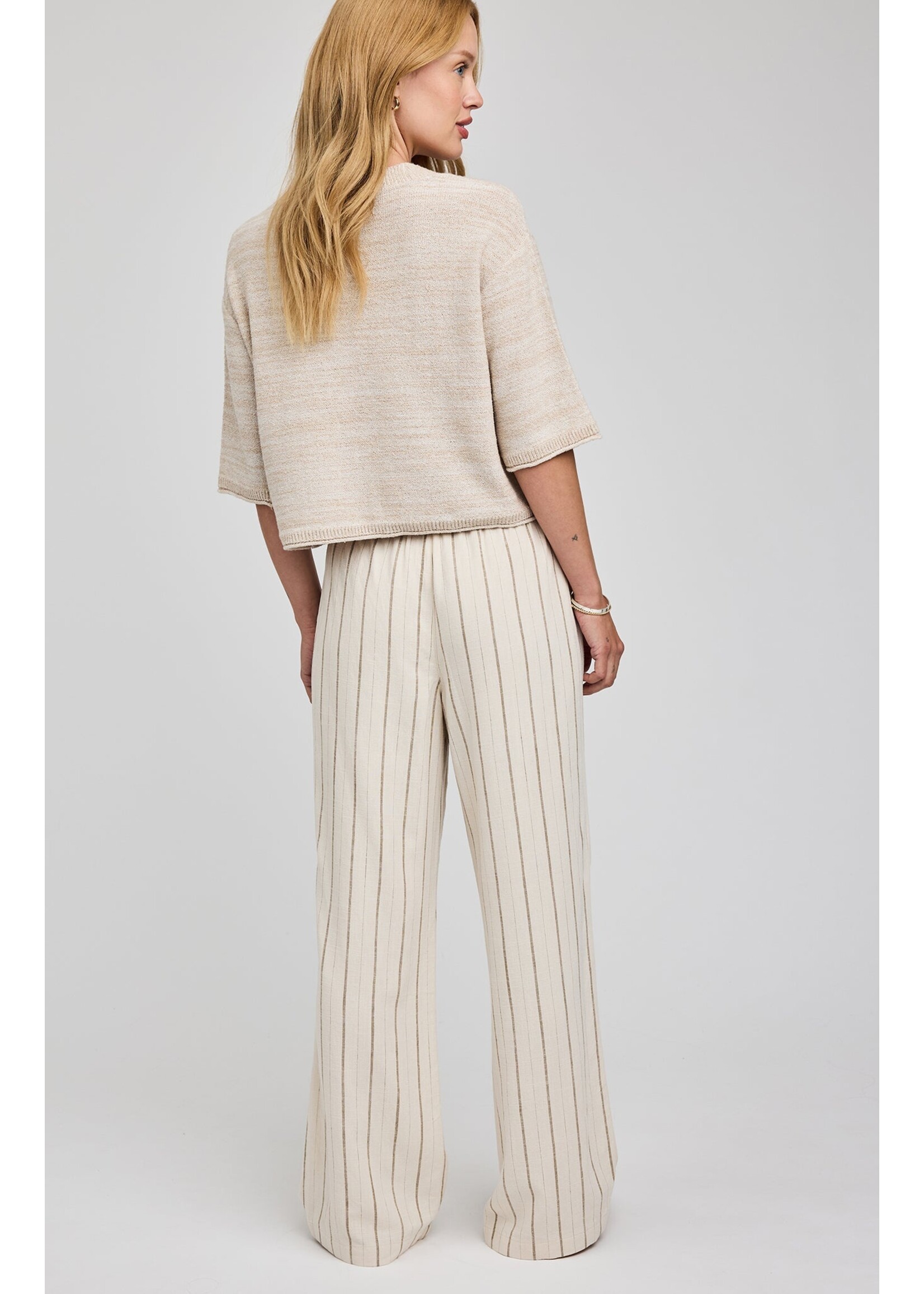 Gentle Fawn Finley Linen Pant - Linen Stripe