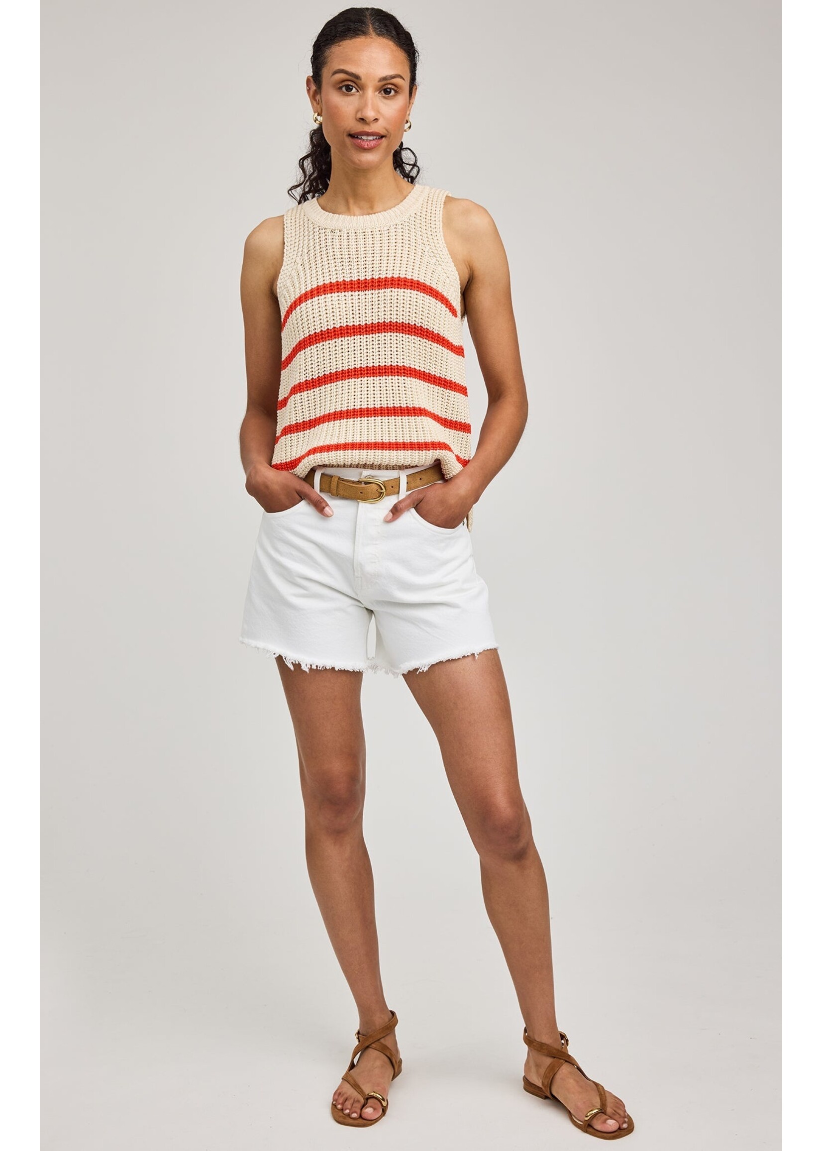 Gentle Fawn Débardeur Andrea En Maille - Grenadine Stripe