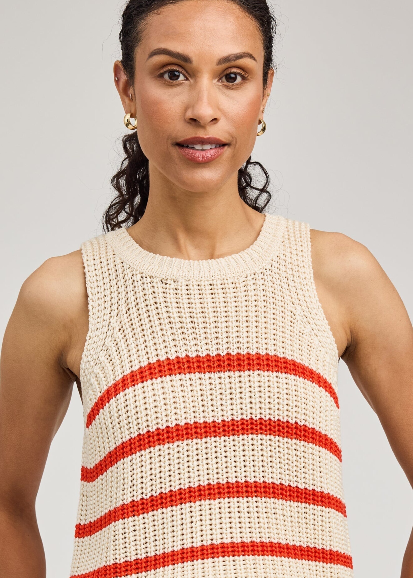 Gentle Fawn Débardeur Andrea En Maille - Grenadine Stripe