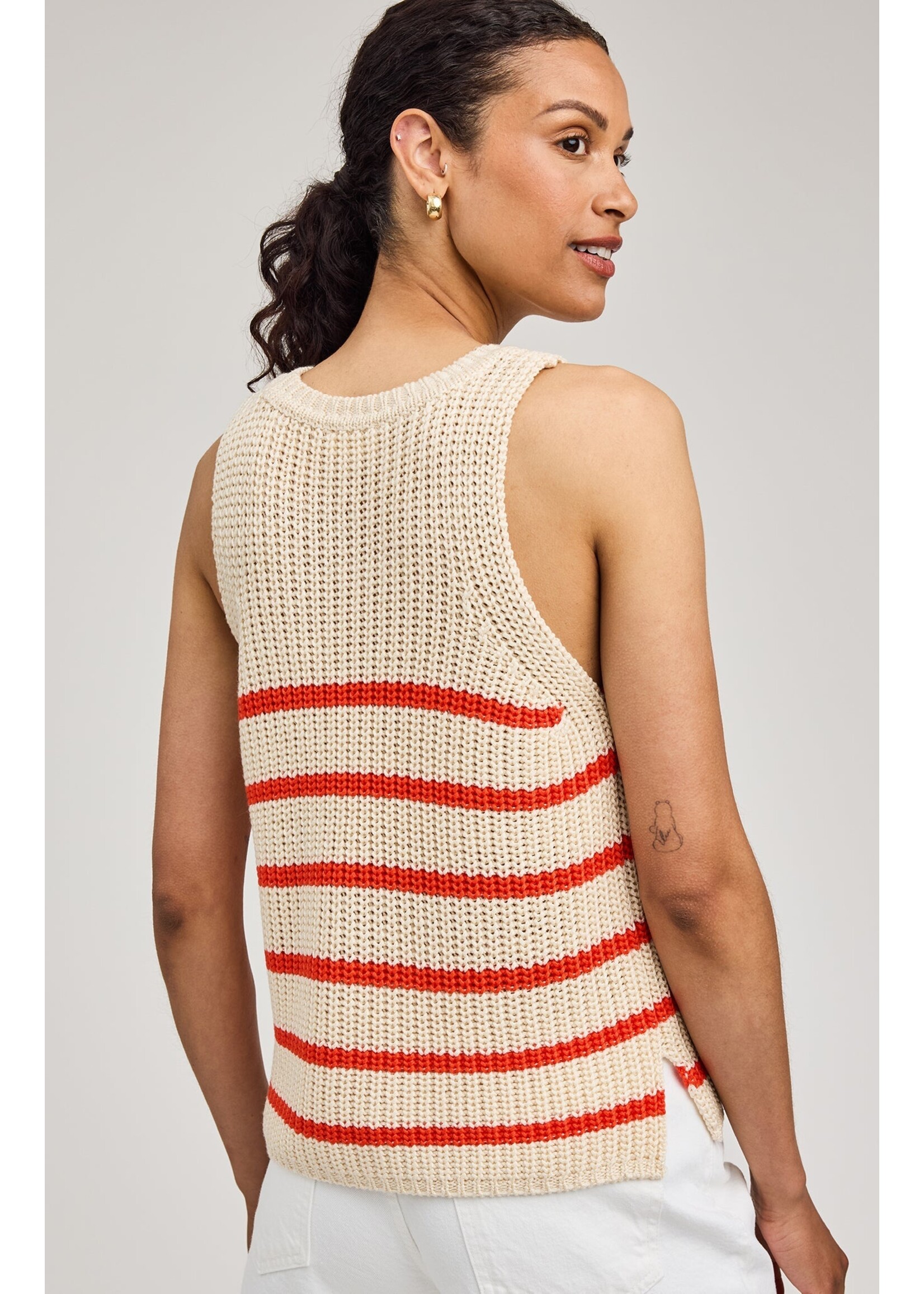 Gentle Fawn Débardeur Andrea En Maille - Grenadine Stripe