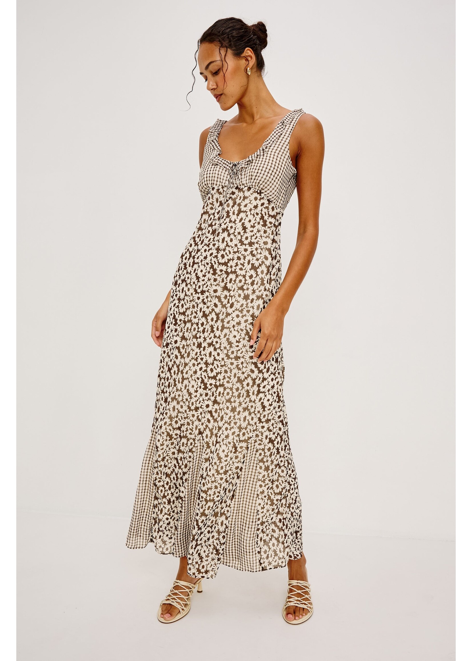 Rails Rails Robe Dahlia - Espresso Daisy Gingham