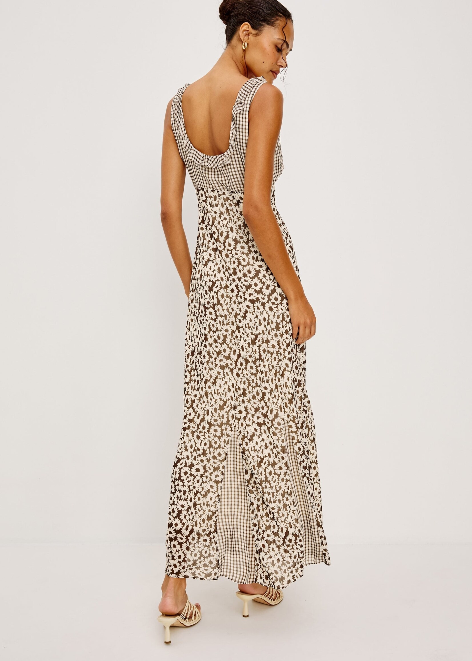 Rails Rails Dahlia Dress - Espresso Daisy Gingham