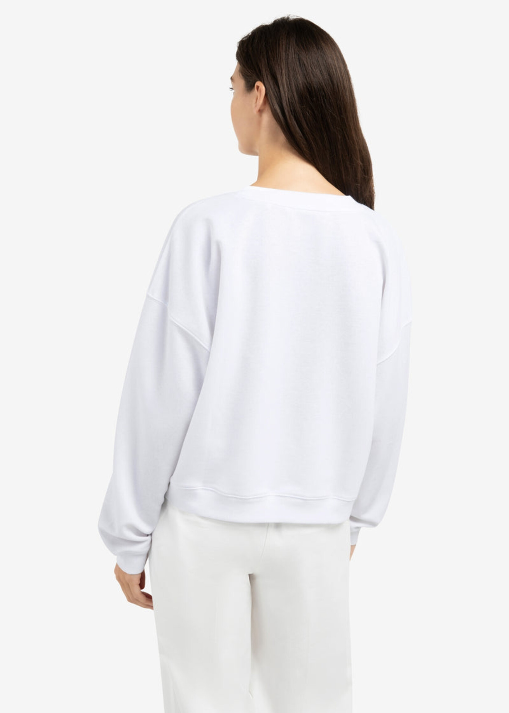 Yaya Women YAYA Sweat-Shirt Léger - Pure White