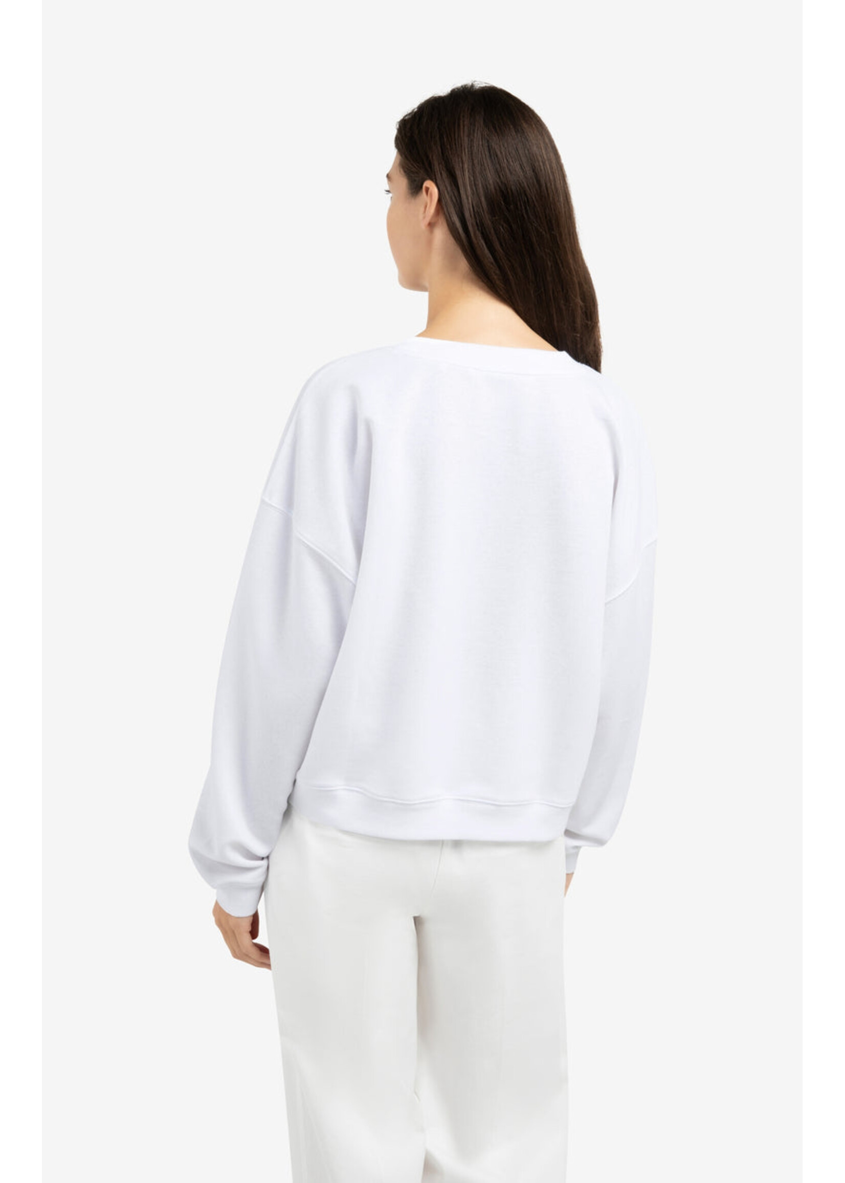 Yaya Women YAYA Light Weight Sweatshirt - Pure White
