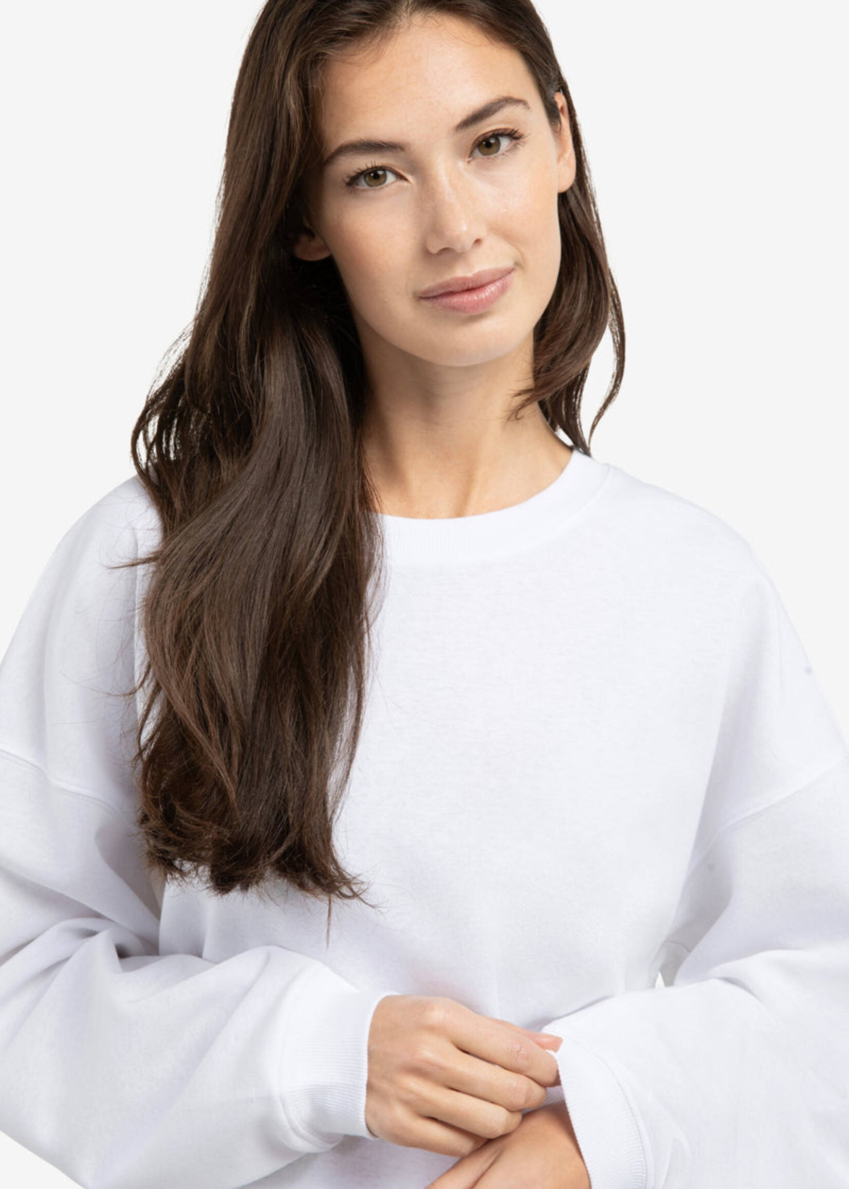 Yaya Women YAYA Sweat-Shirt Léger - Pure White