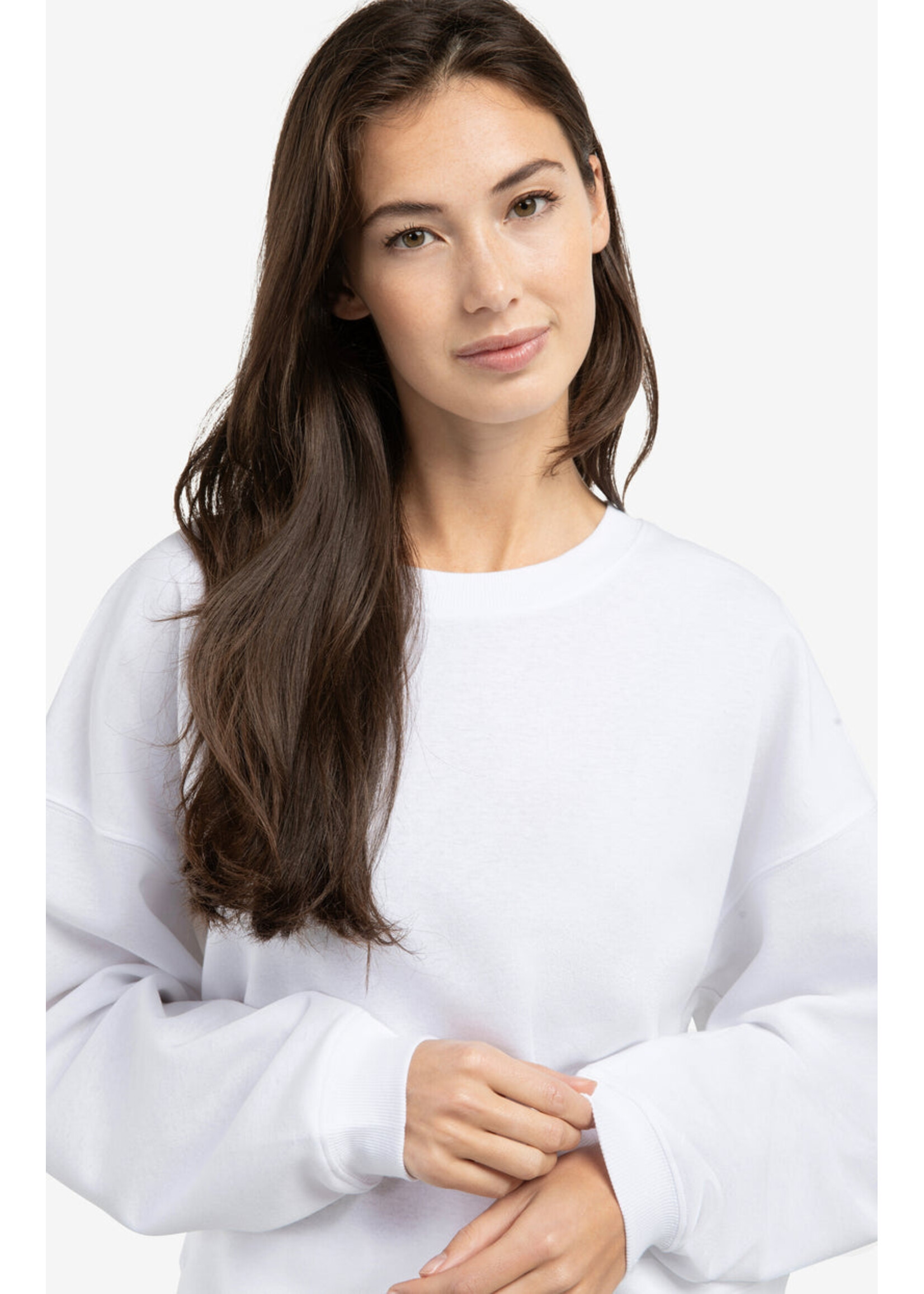 Yaya Women YAYA Sweat-Shirt Léger - Pure White
