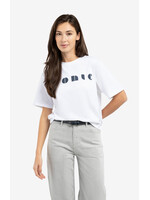 Yaya Women YAYA T-shirt À Motif Artistique - Pure White