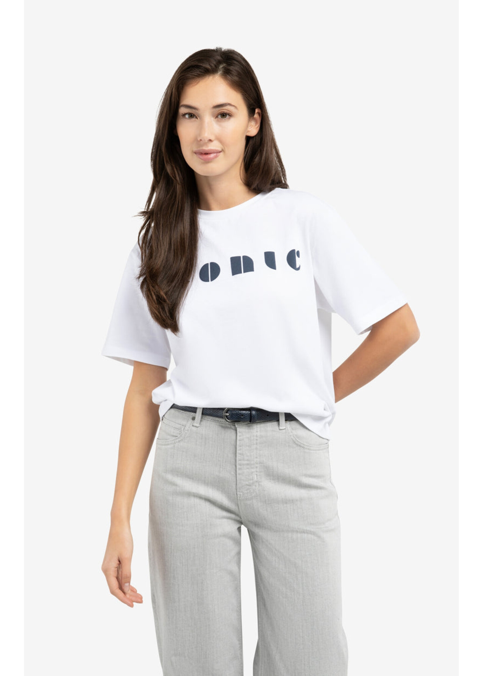 Yaya Women YAYA Artwork T-Shirt - Pure White